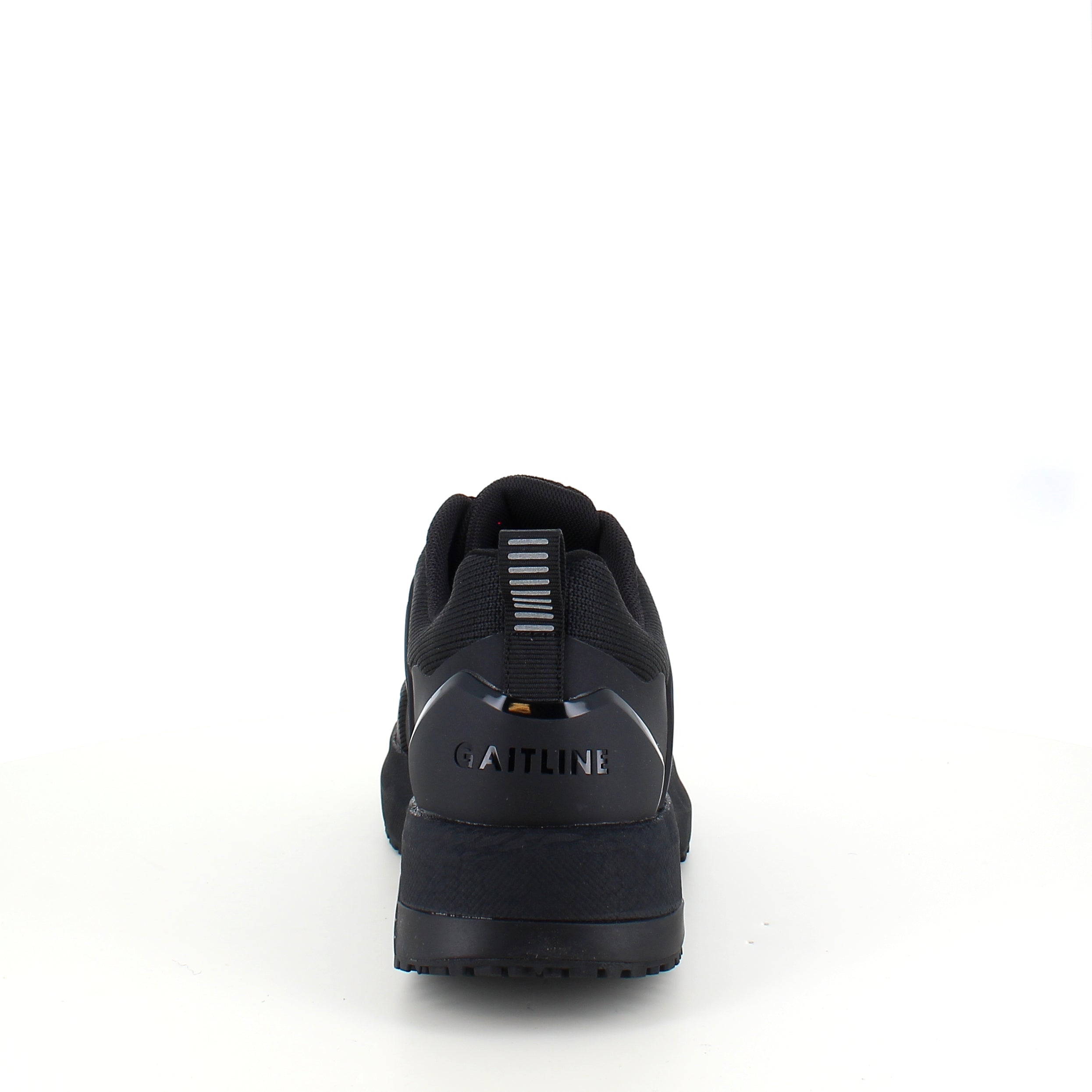 Sort letvægtssko fra Gaitline med optimal af støddæmpning og svangstøtte