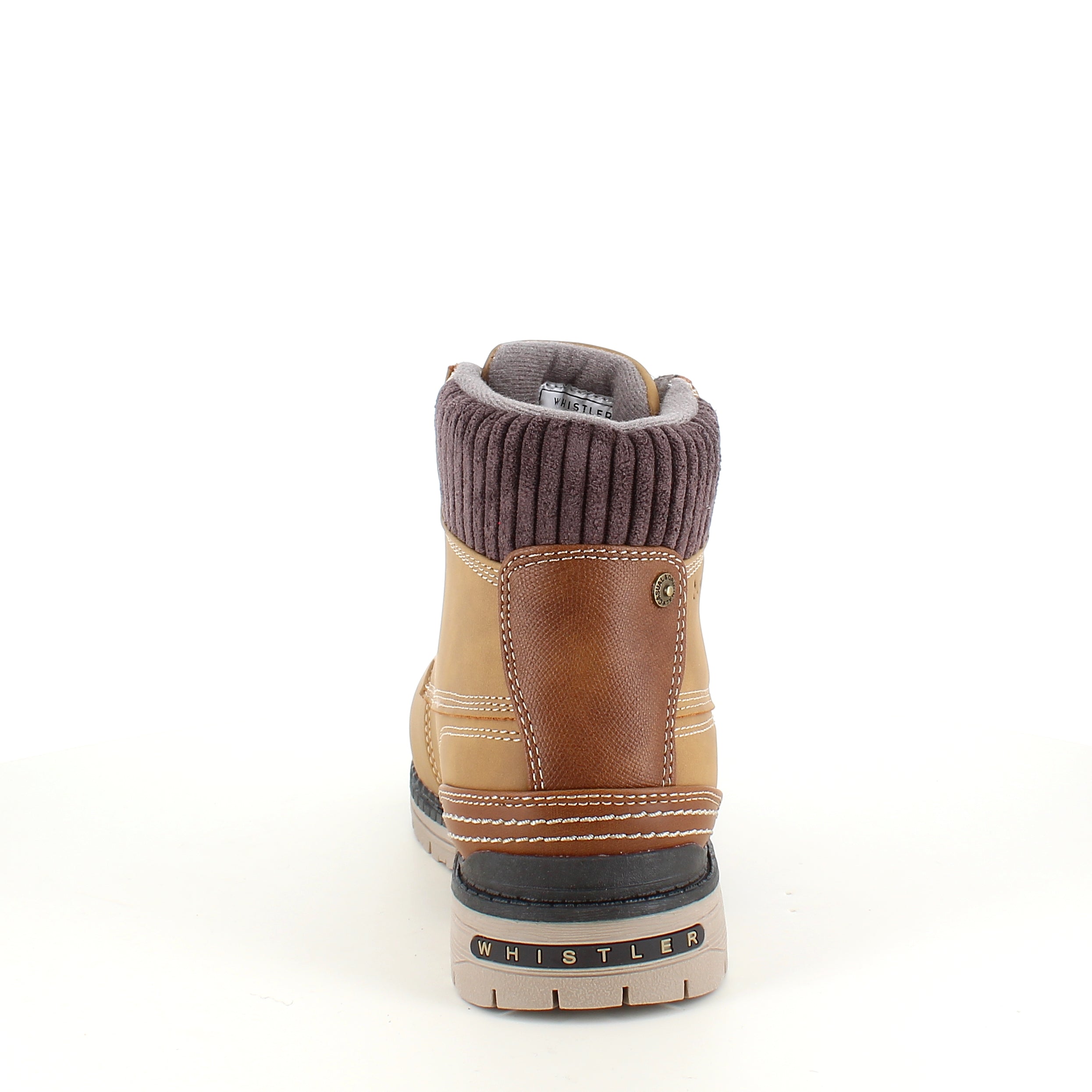 Whistler brun vinterstøvle med let foer og smarte detaljer