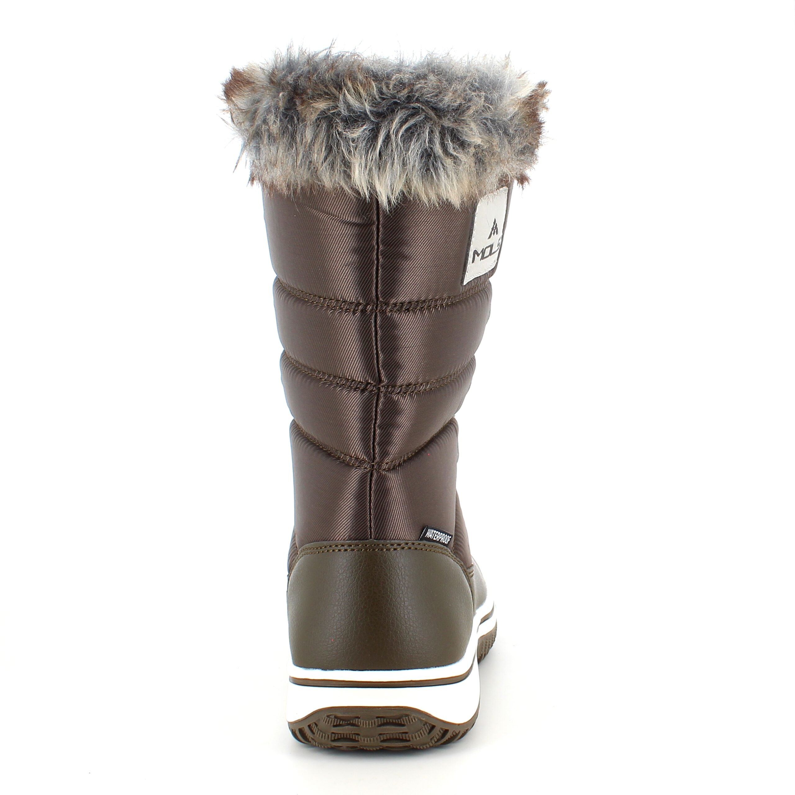 Brun vandtæt vinterstøvle fra Mols