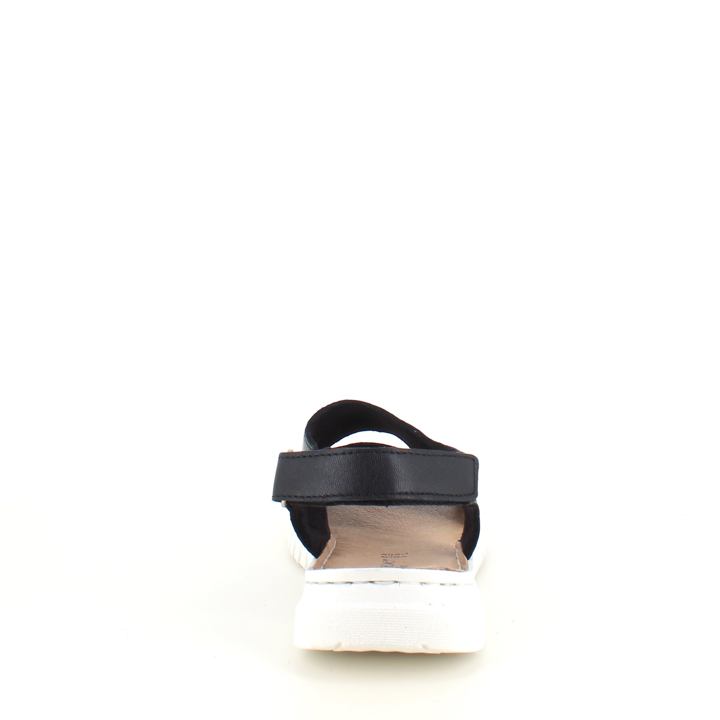 Blød sort skindsandal fra Relaxshoe