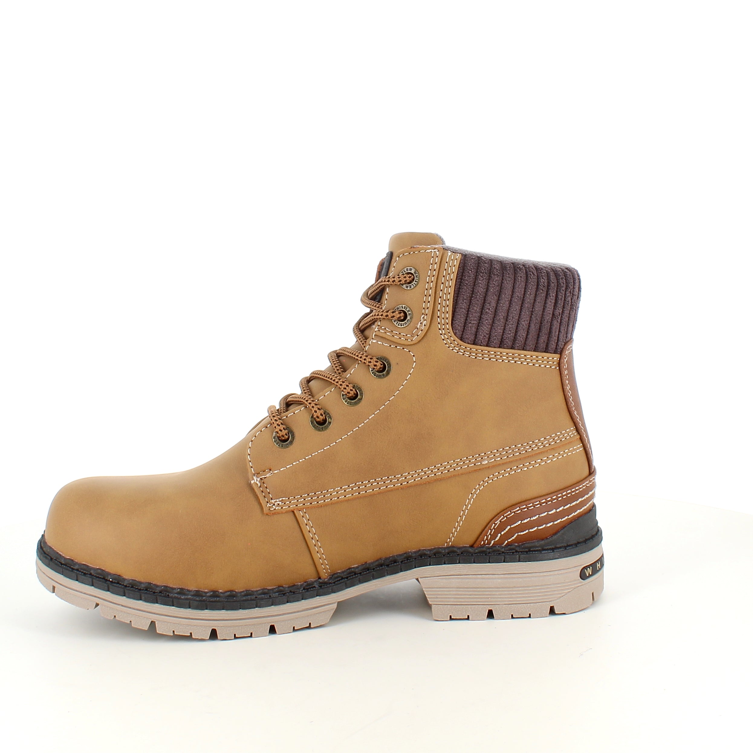 Whistler brun vinterstøvle med let foer og smarte detaljer