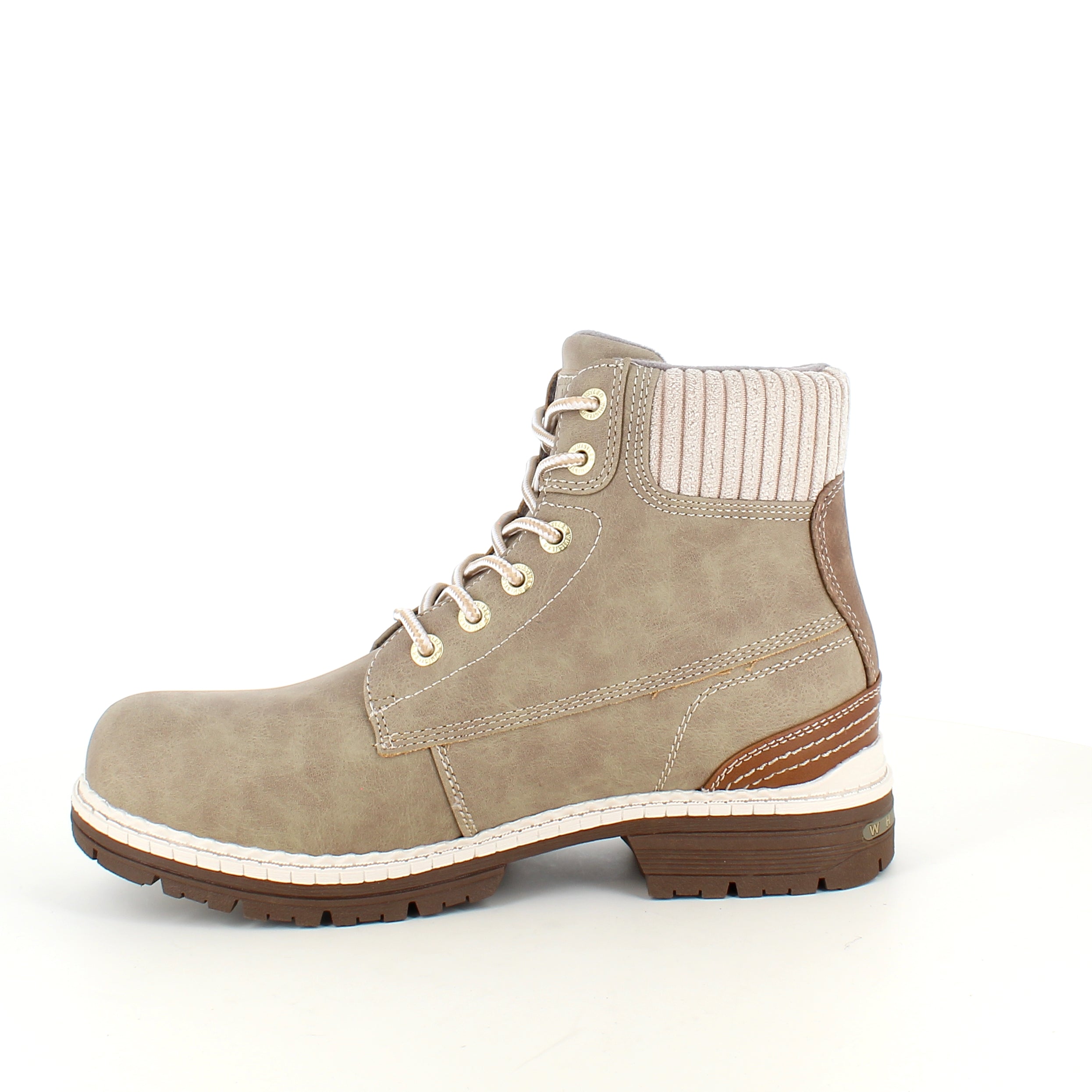 Whistler beige vinterstøvle med let foer og smarte detaljer