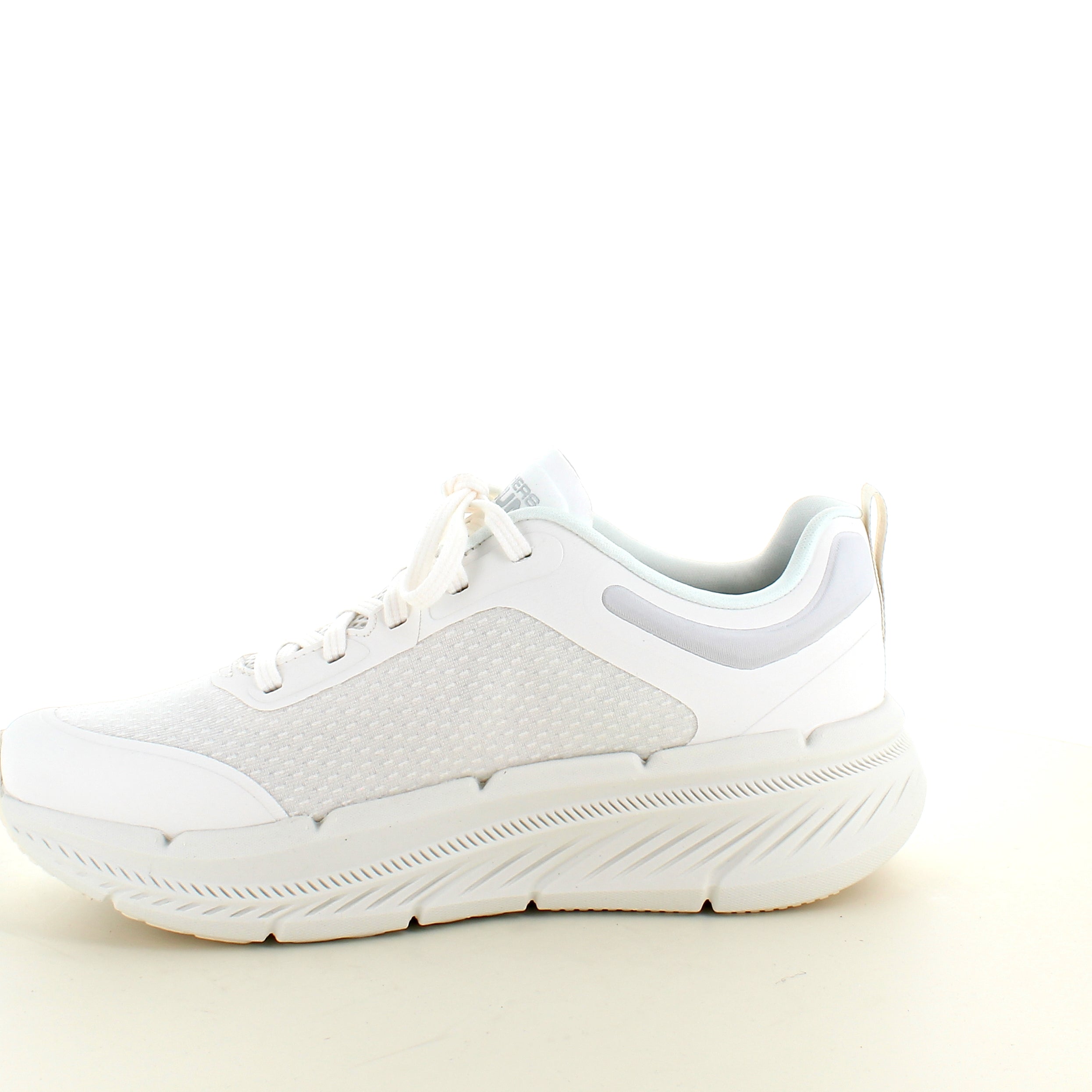 Åndbar hvid MaxCushioning sko fra Skechers