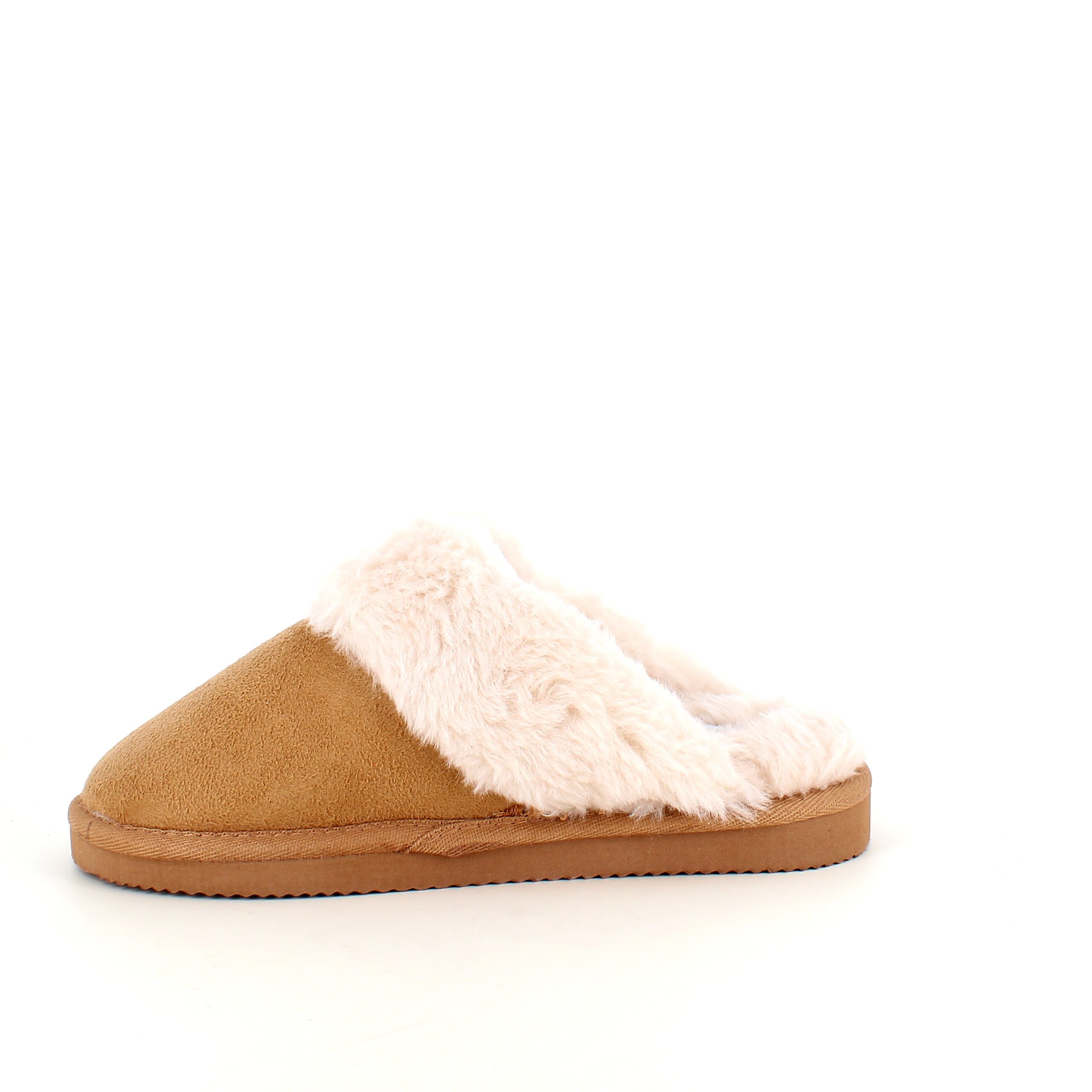 Brun Slip on hjemmesko med god bredde