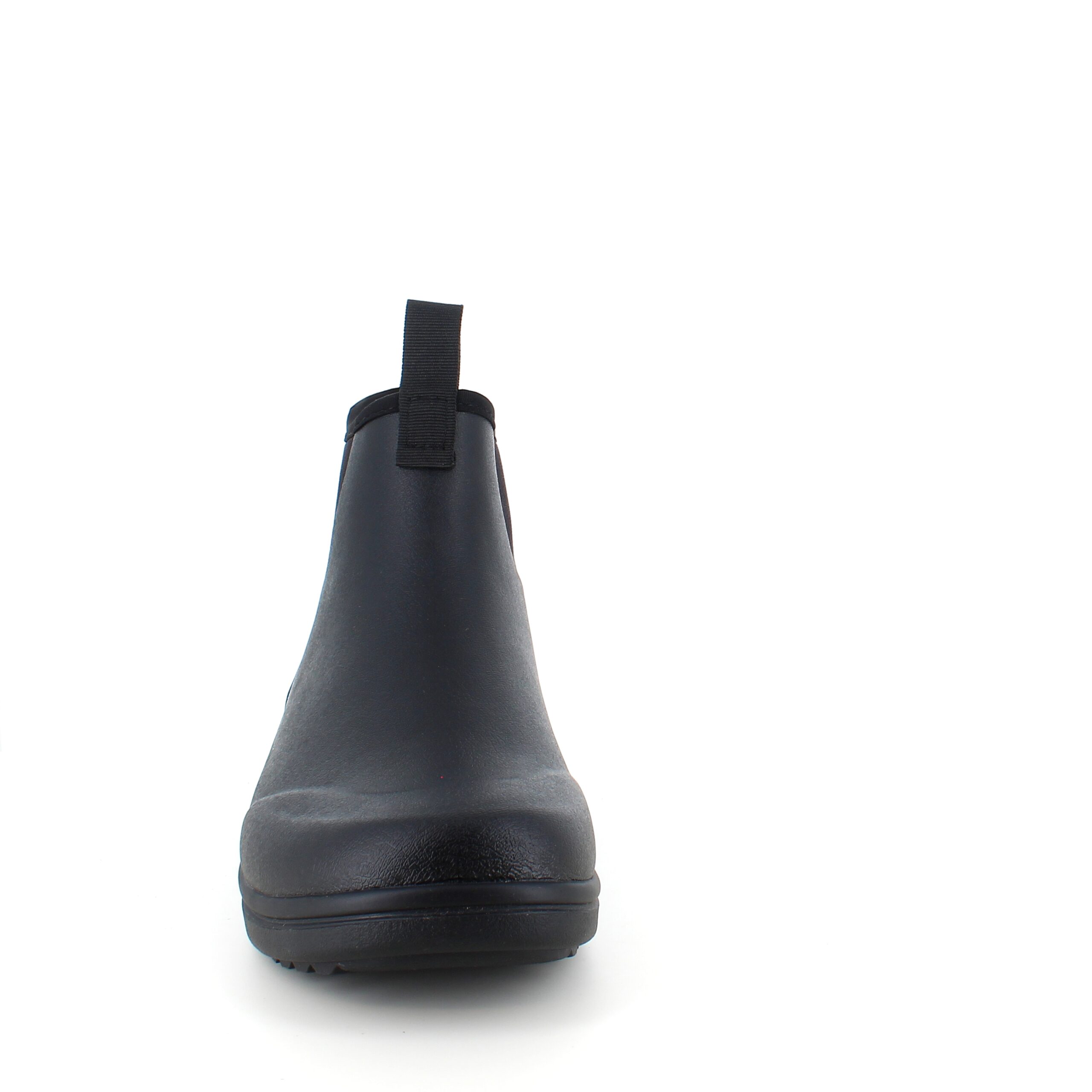 Sort luksus gummistøvle med svangstøtte fra Green Comfort