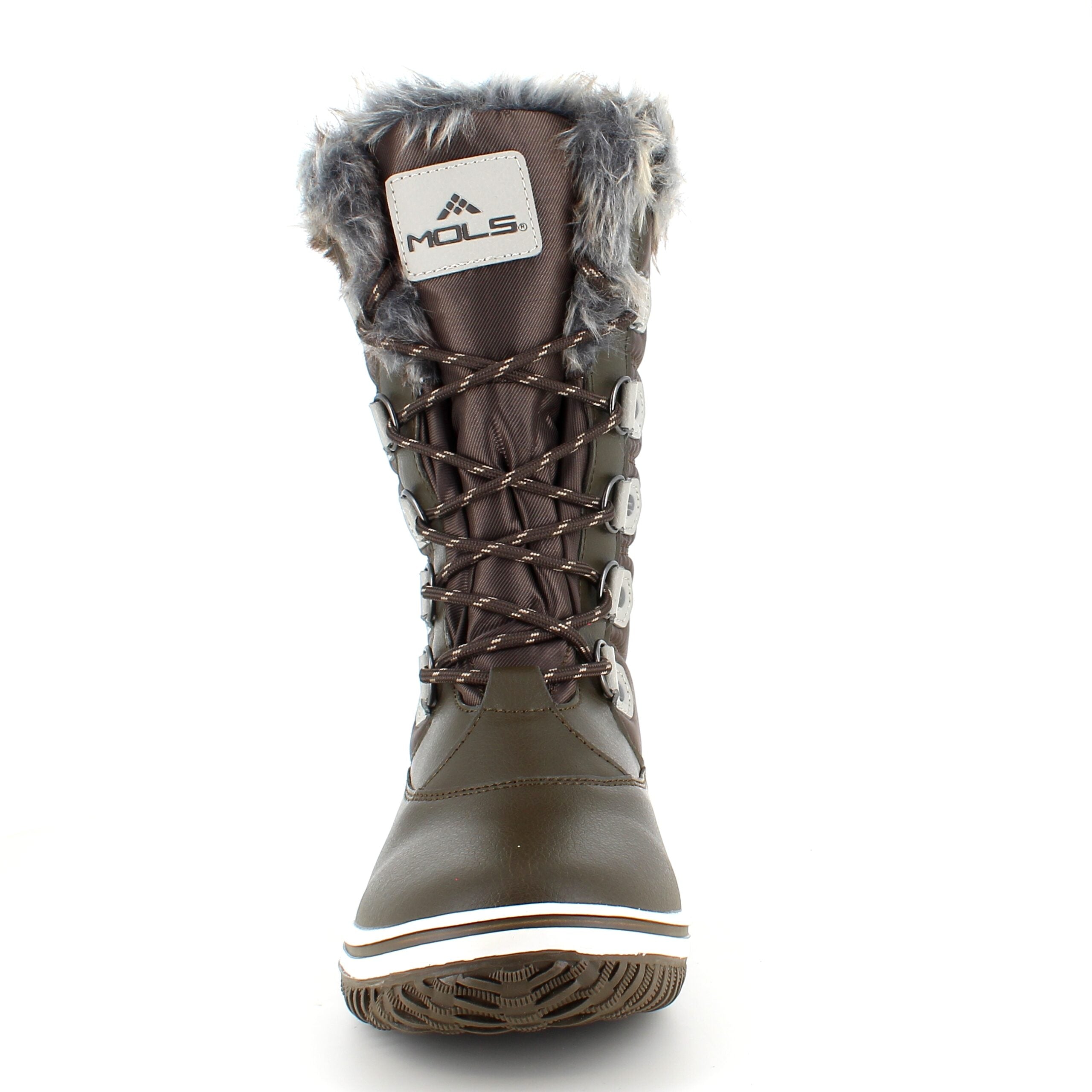 Brun vandtæt vinterstøvle fra Mols