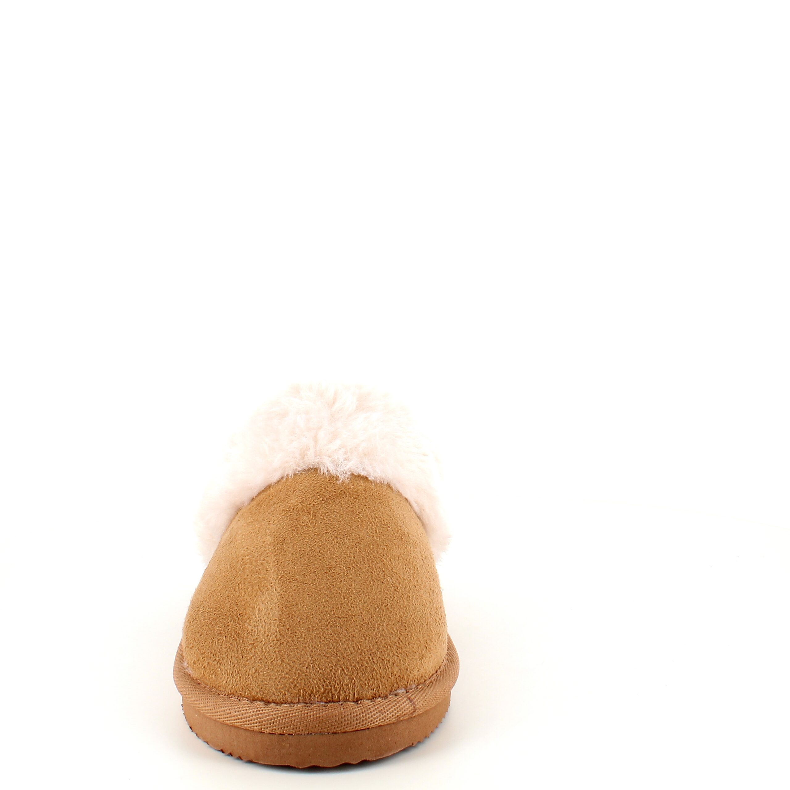 Brun Slip on hjemmesko med god bredde