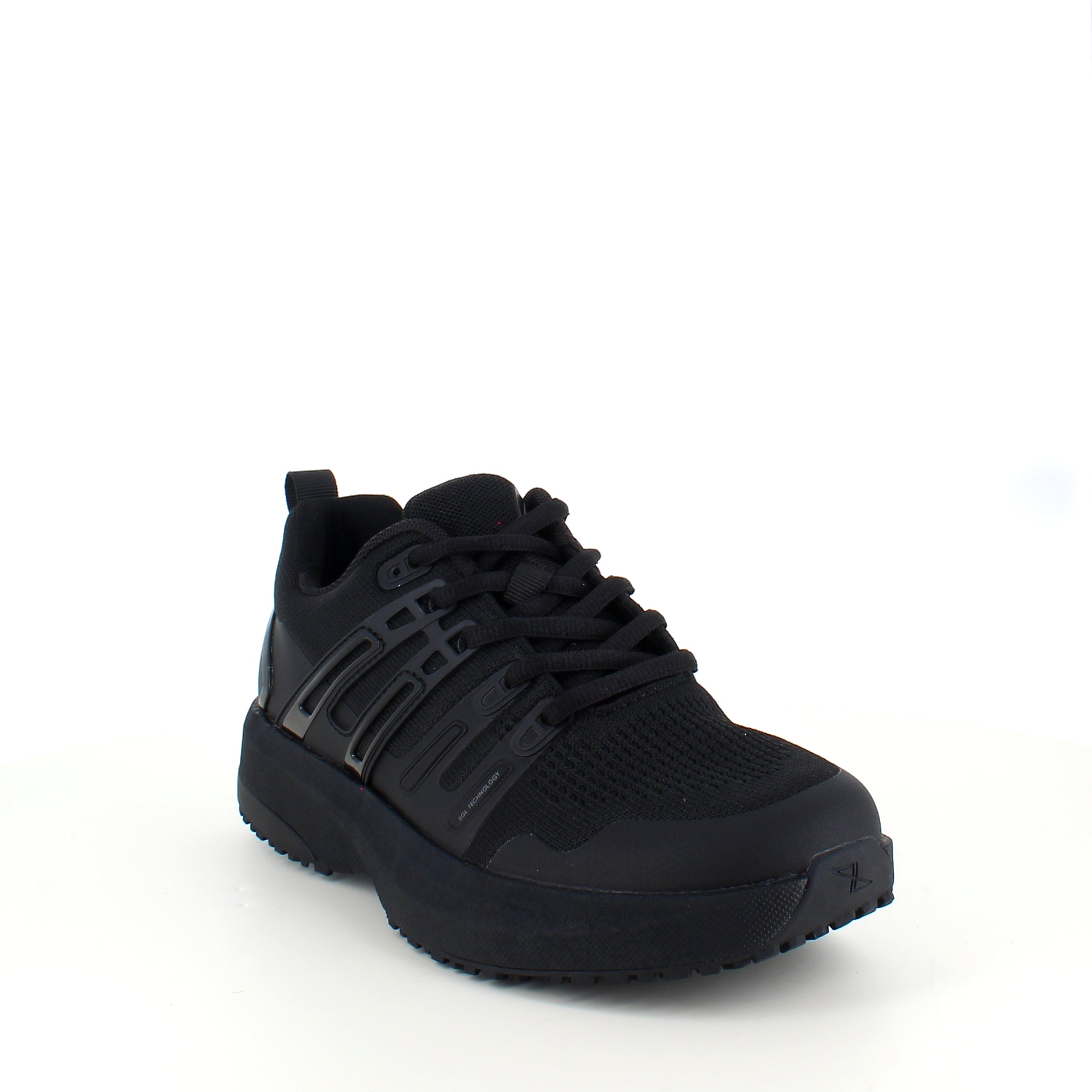 Sort letvægtssko fra Gaitline med optimal af støddæmpning og svangstøtte