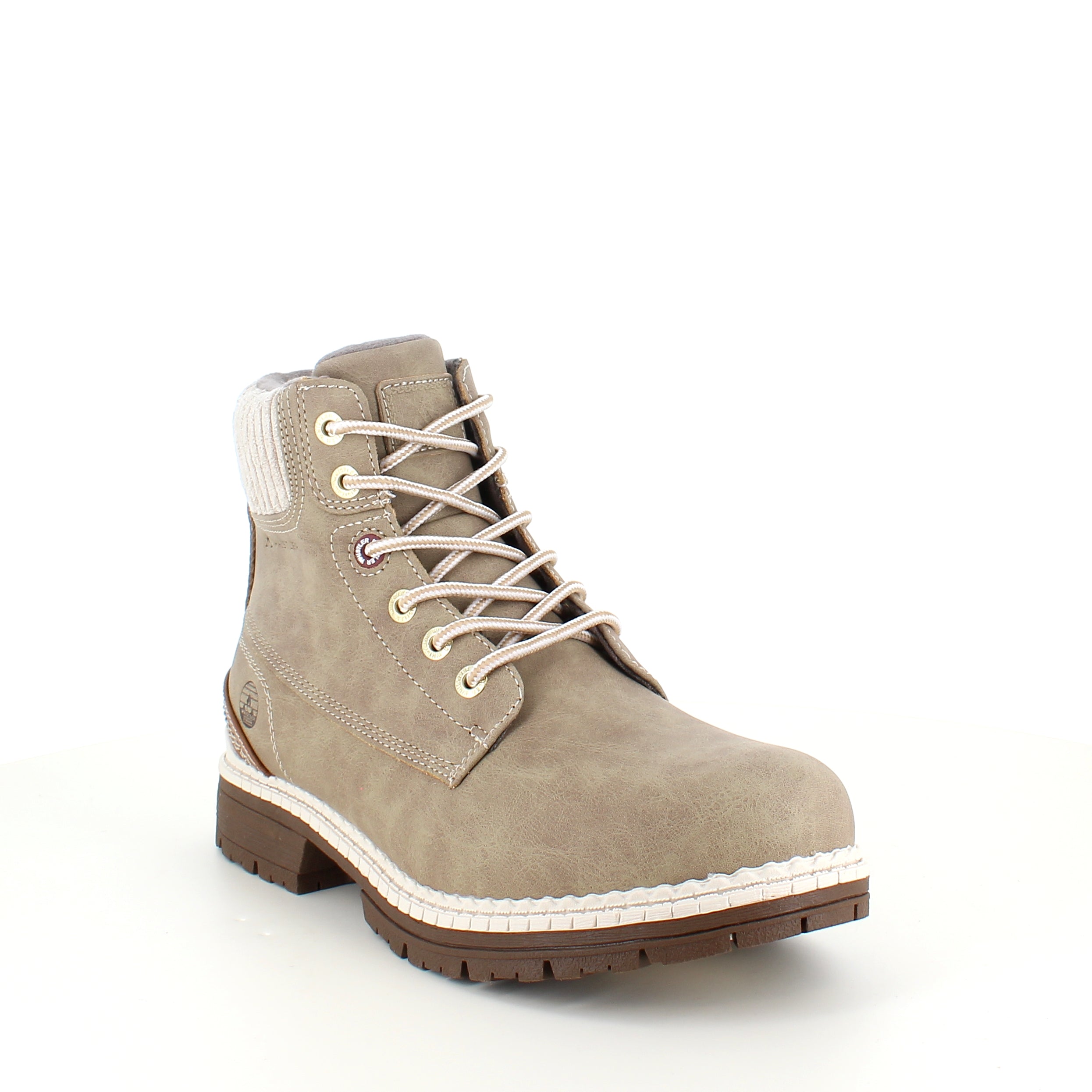 Whistler beige vinterstøvle med let foer og smarte detaljer