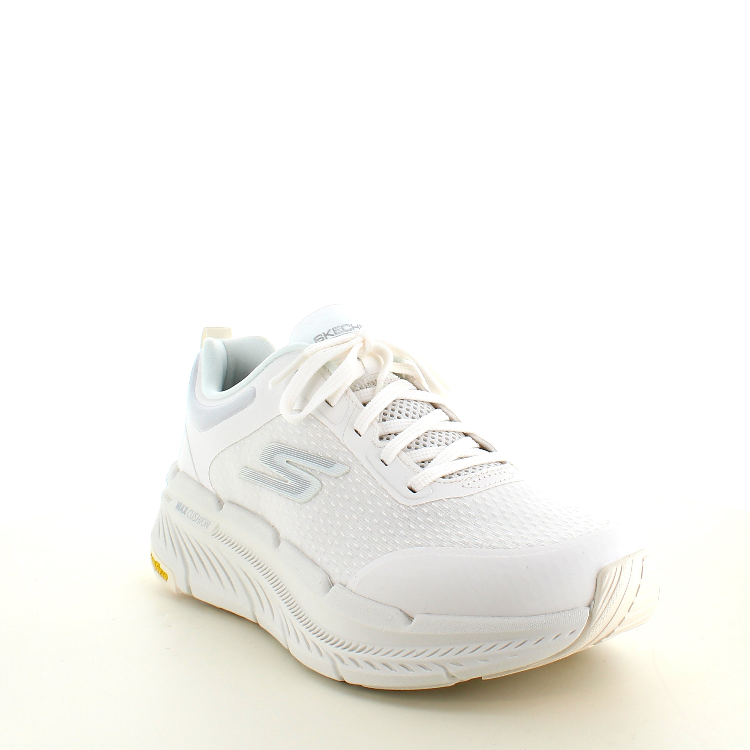 Åndbar hvid MaxCushioning sko fra Skechers