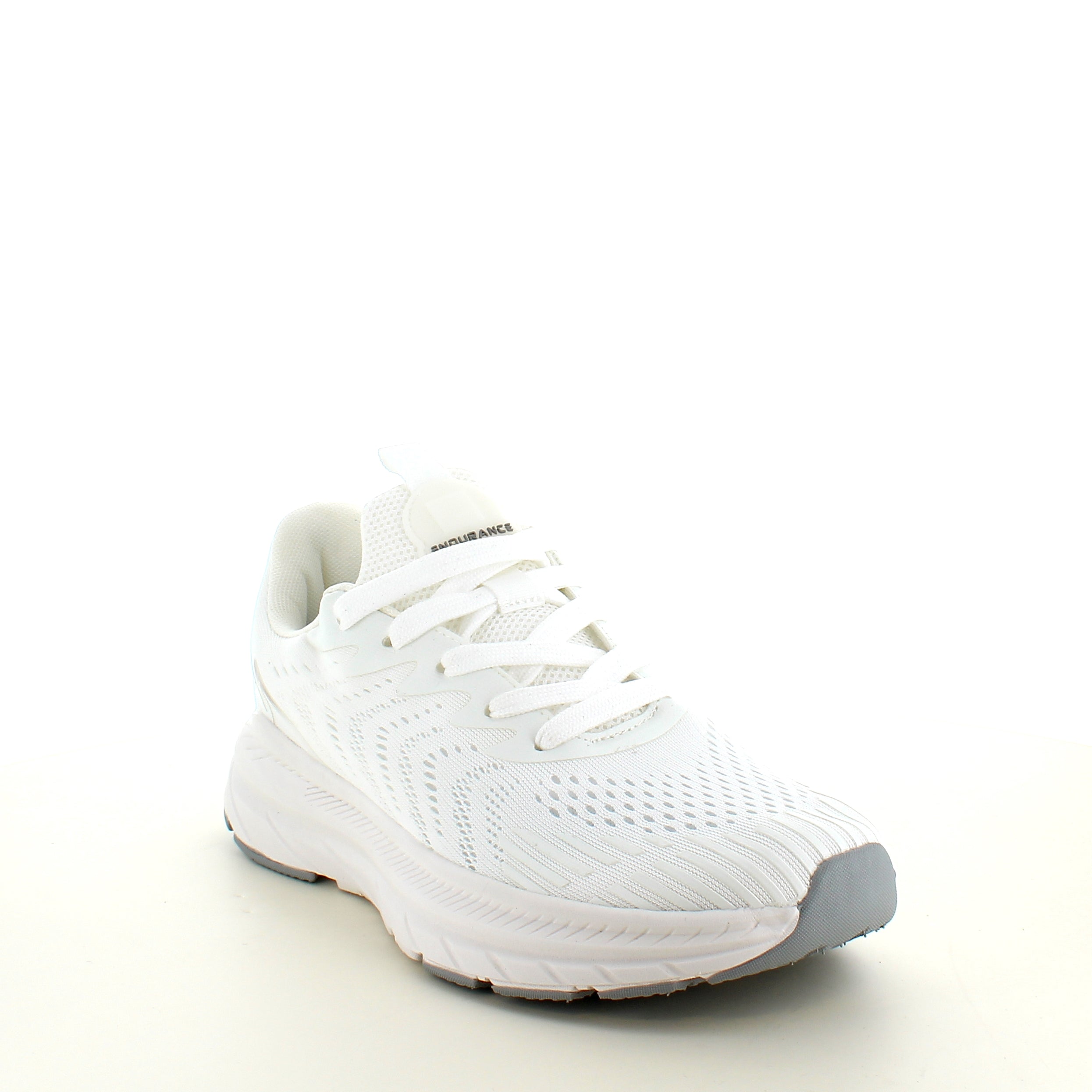 Endurance hvid sneaker – åndbar komfort med stødabsorbering & let svangstøtte