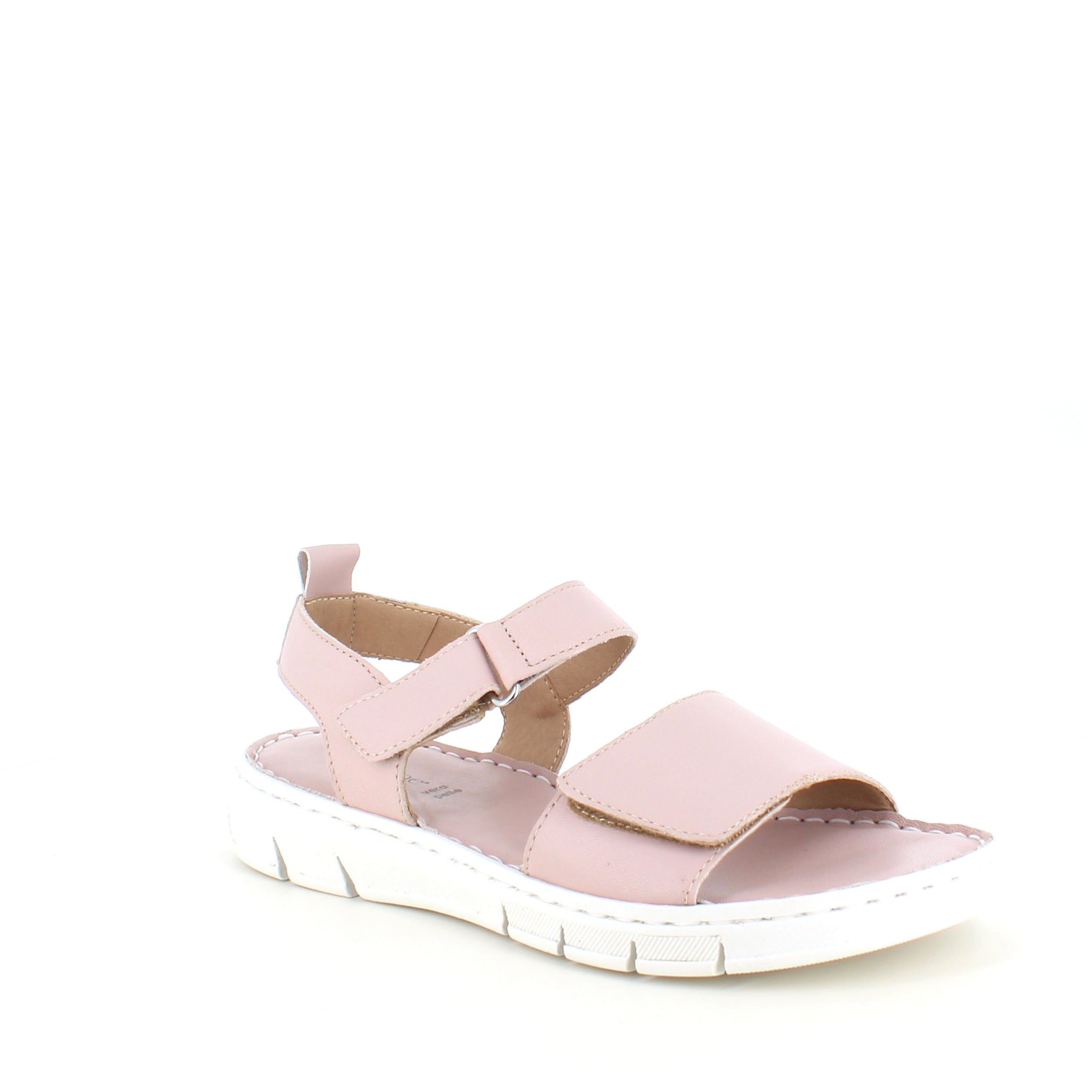 Lækker blød og fleksibel skindsandal i rosa farve fra Relaxshoe