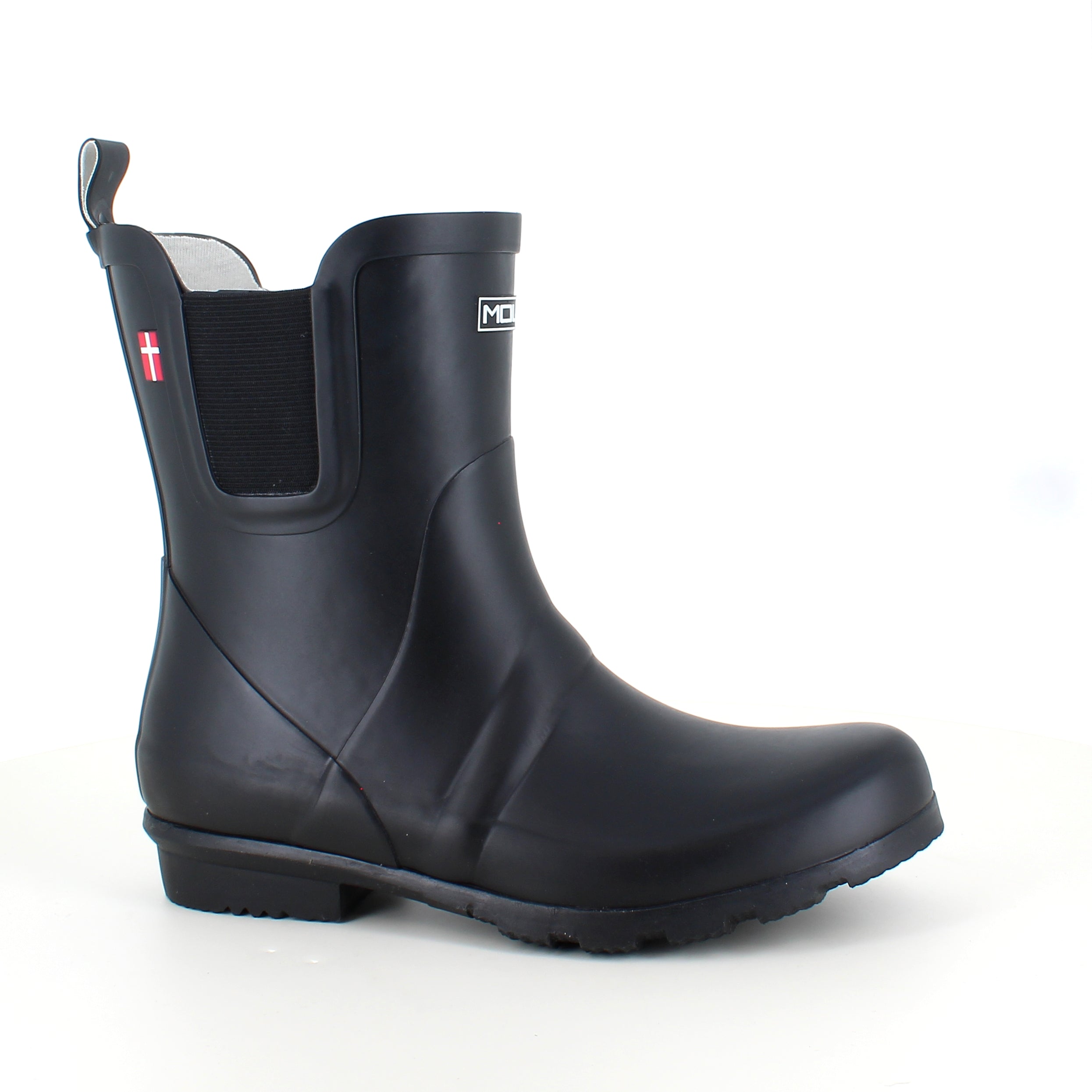 Sort Mols gummistøvle med lavt skaft