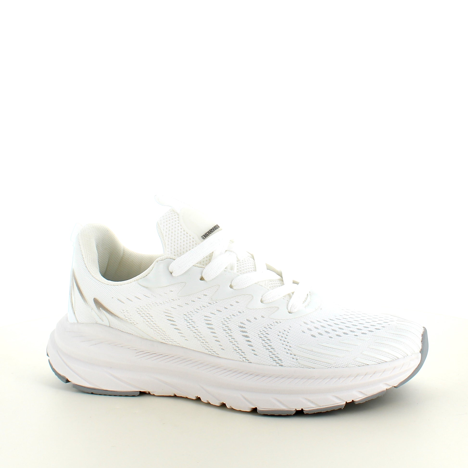 Endurance hvid sneaker – åndbar komfort med stødabsorbering & let svangstøtte