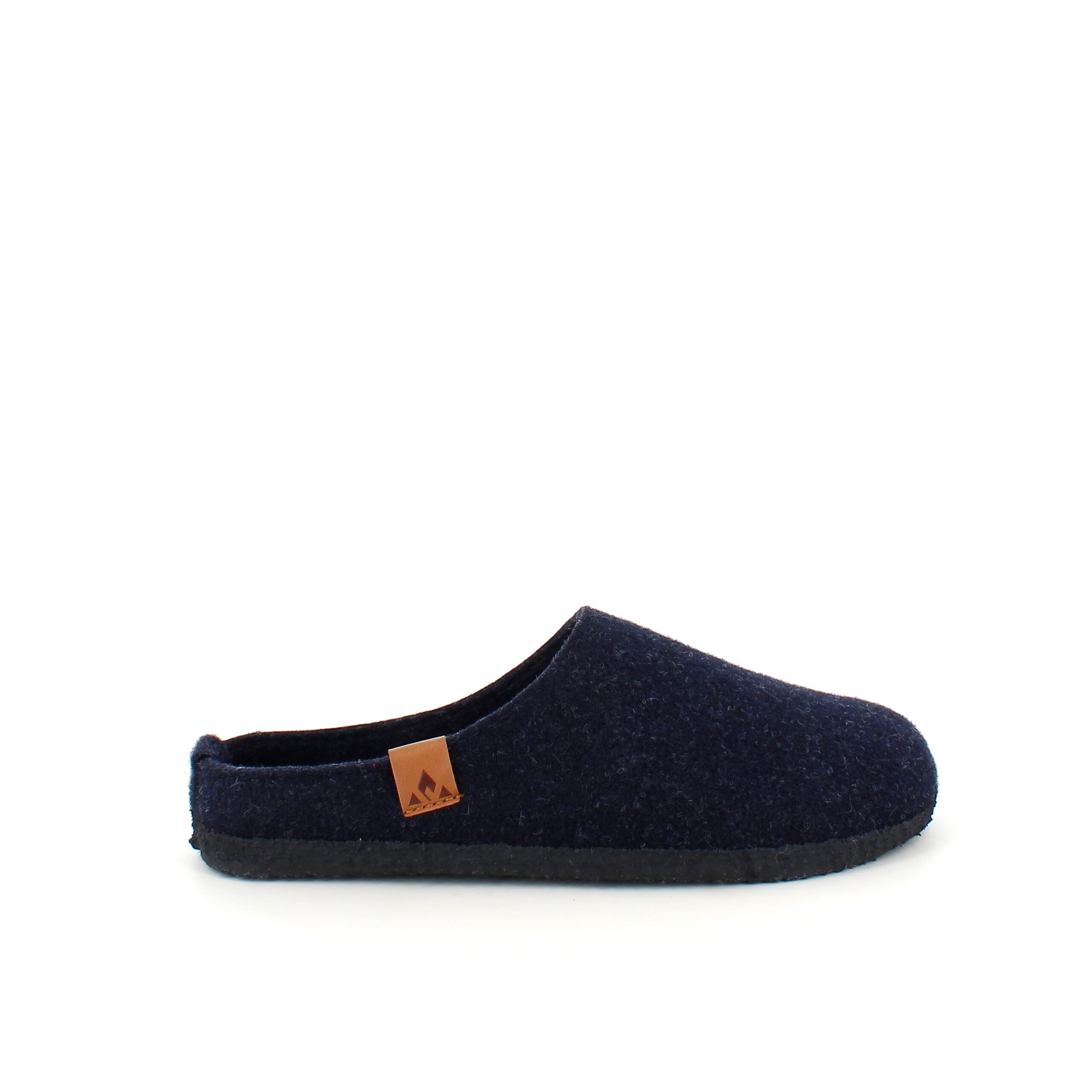 Mørkeblå filtet hjemmesko fra Whistler med svangstøtte