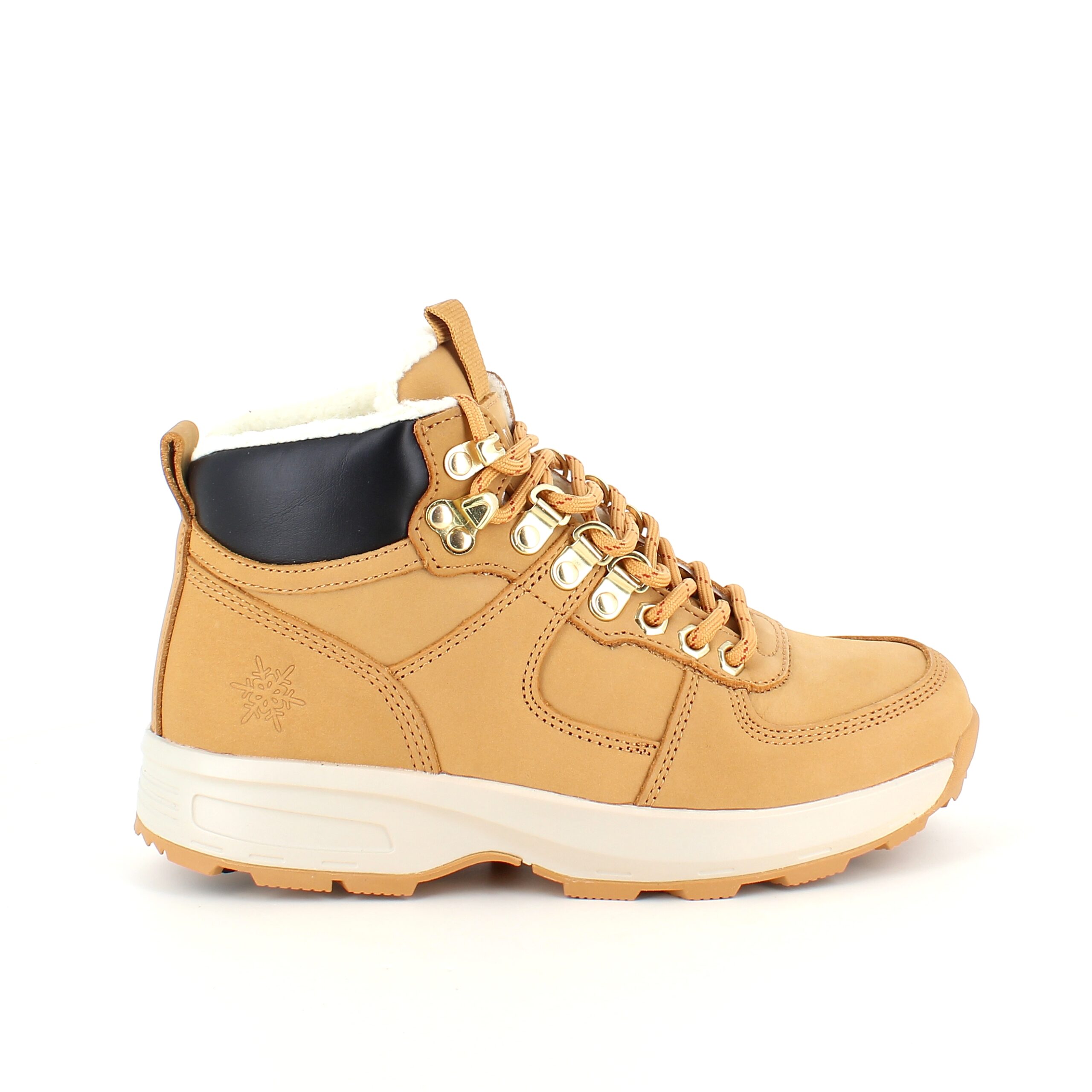 Brun vinterstøvle fra Gaitline med gængesål