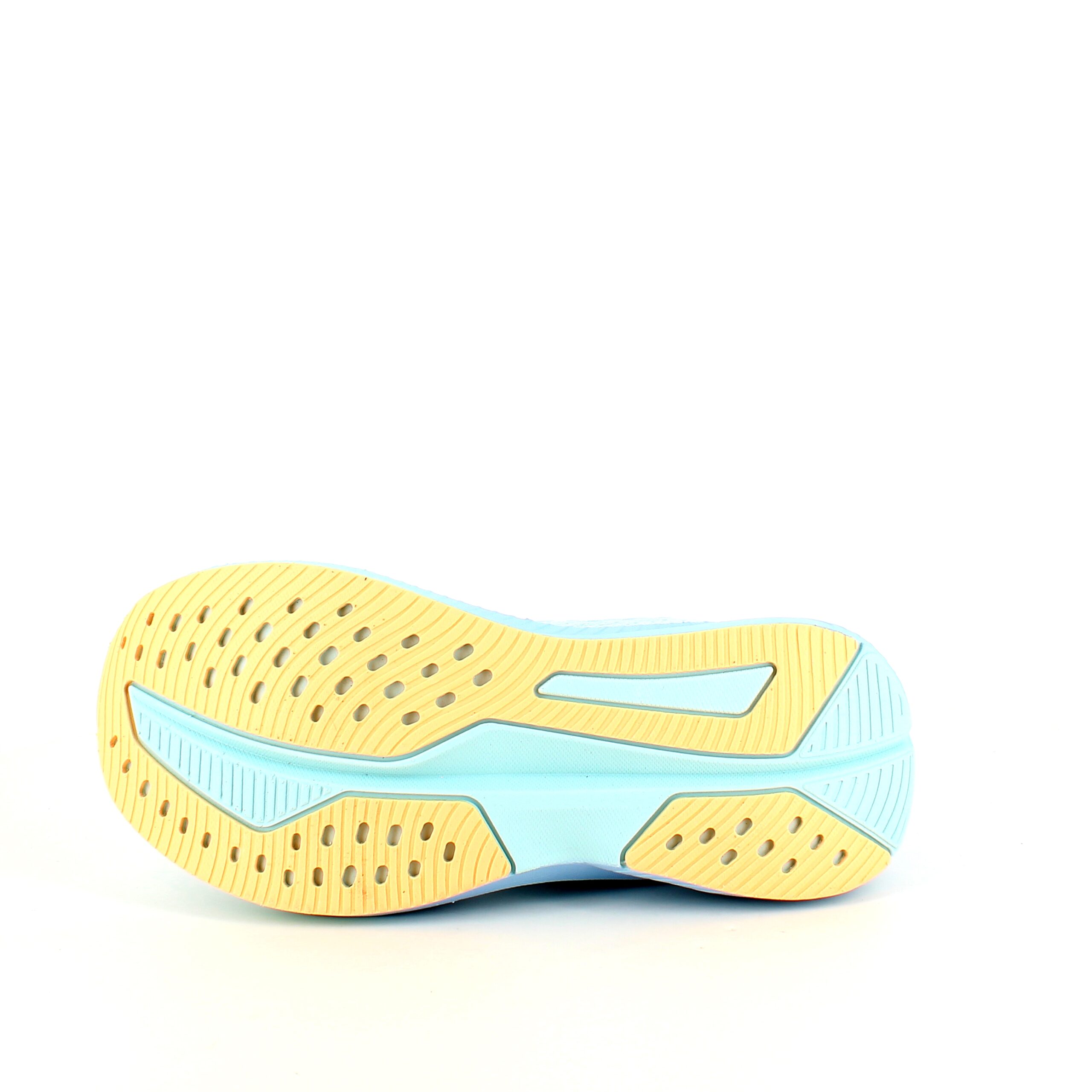 Sporty letvægtssko i turkis og orange