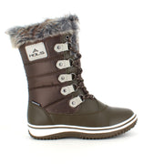 Brun vandtæt vinterstøvle fra Mols