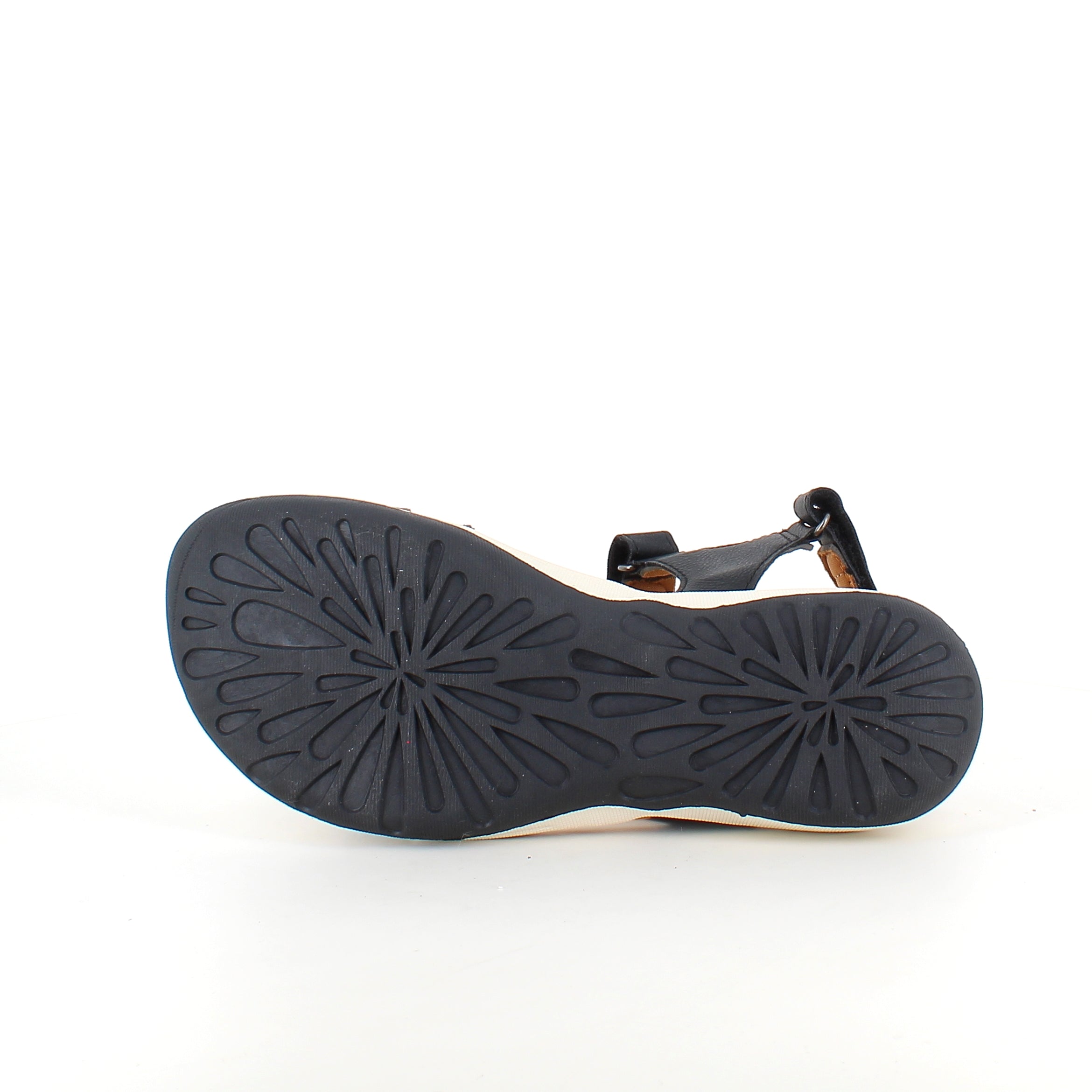 Sort Whistler sandal med svangstøtte og 3 justerbare remme