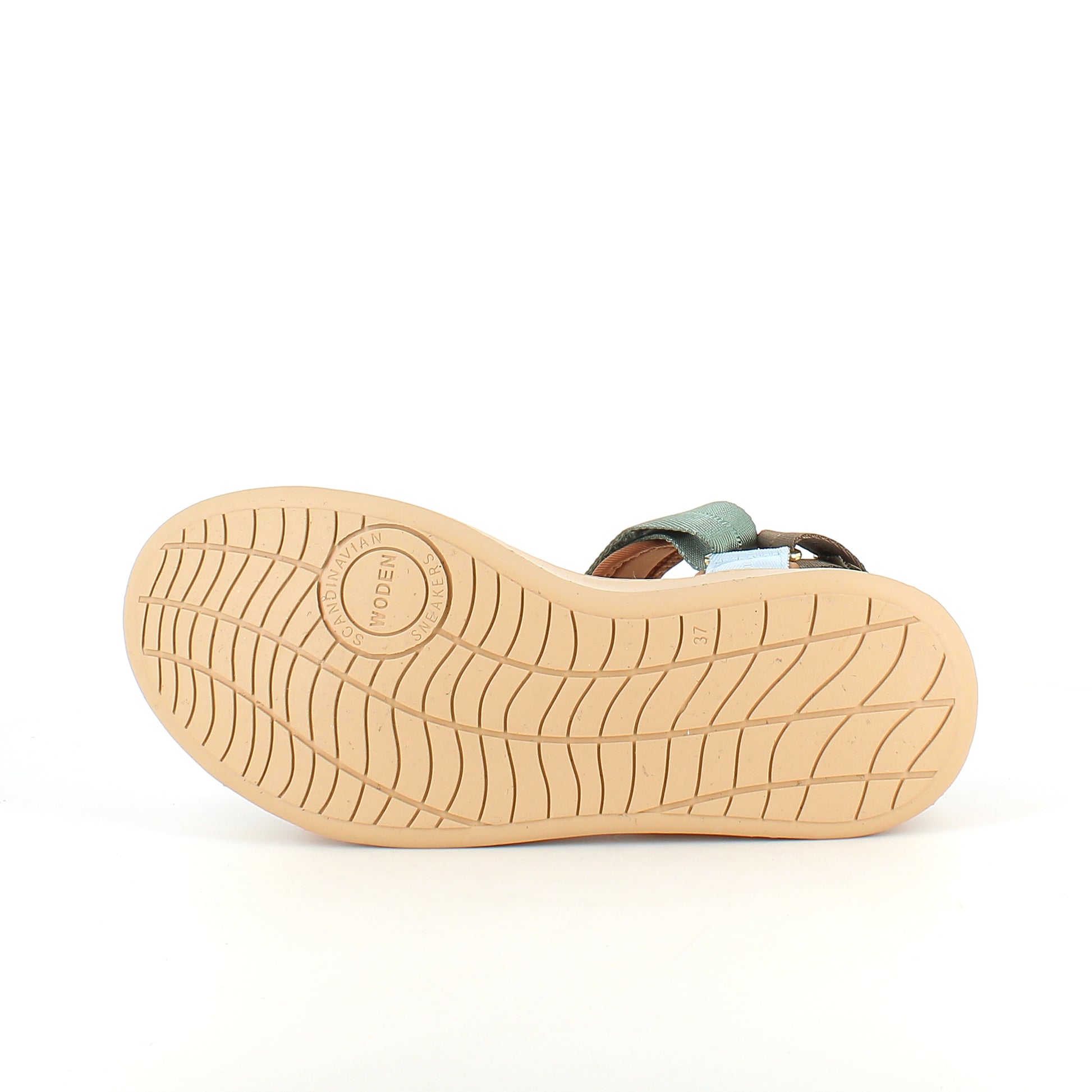 Smart multifarvet sandal fra Woden