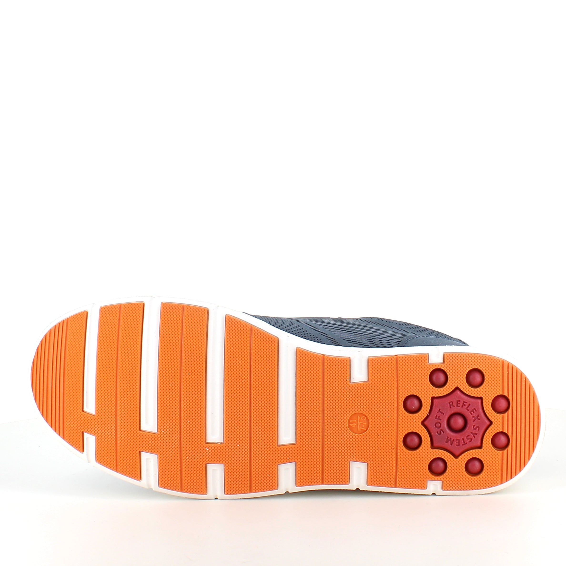 Relife sporty arbejdssko i navy med Soft Reflex-system – let komfort til lange dage på fødderne