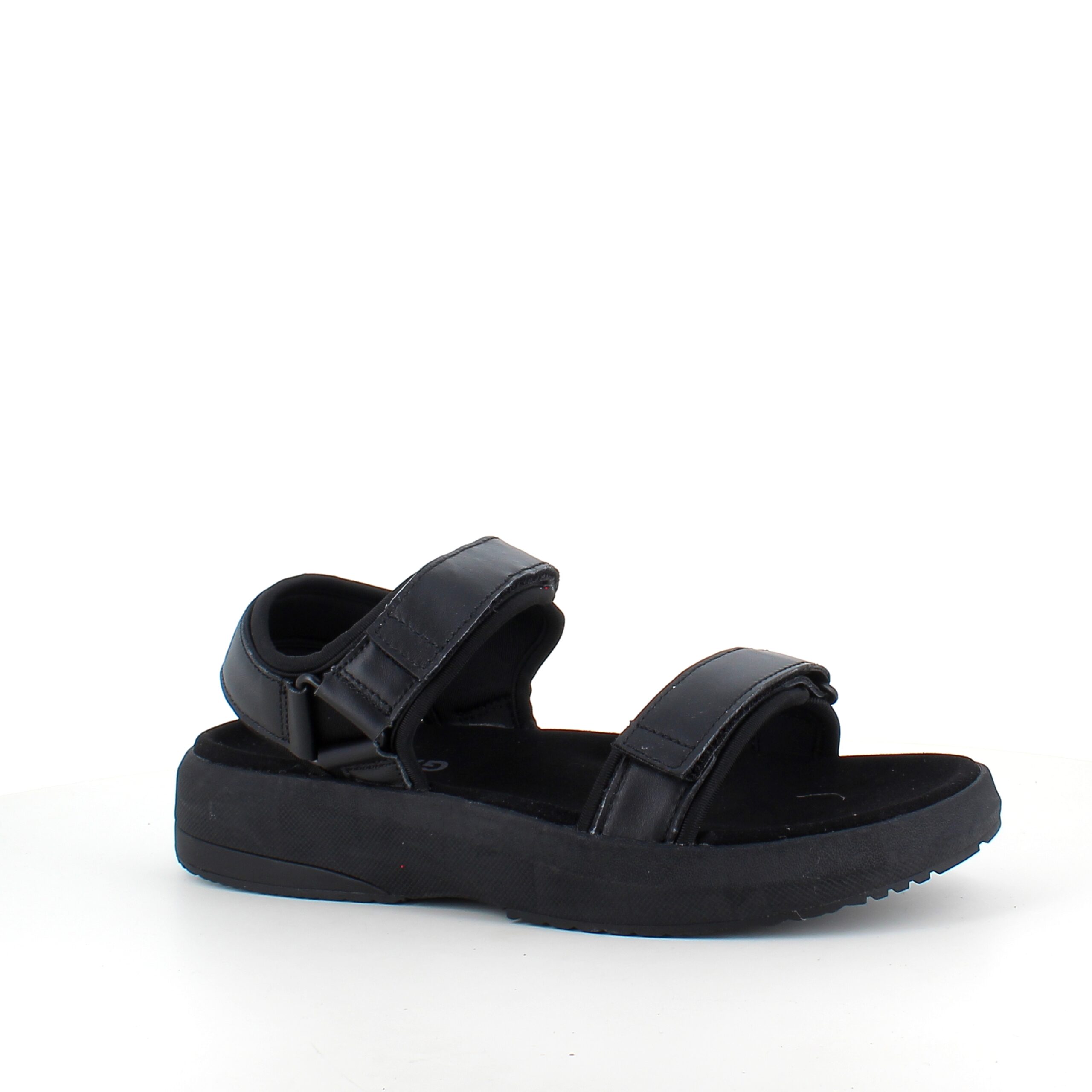 Gaitline sandal – sort med sort bund & SGL Technology™