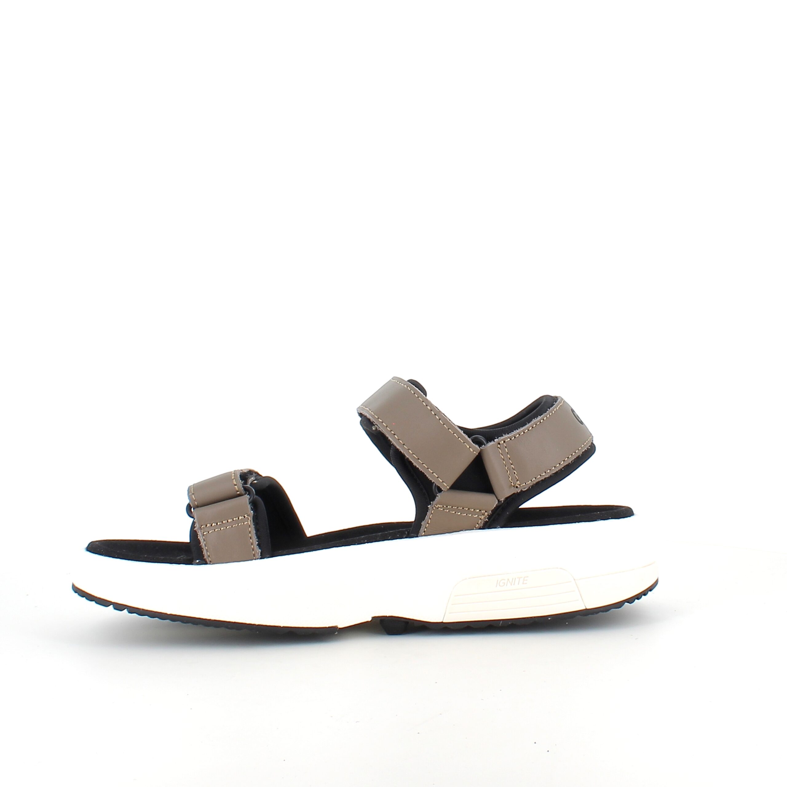 Brun Gaitline sandal med gængesål