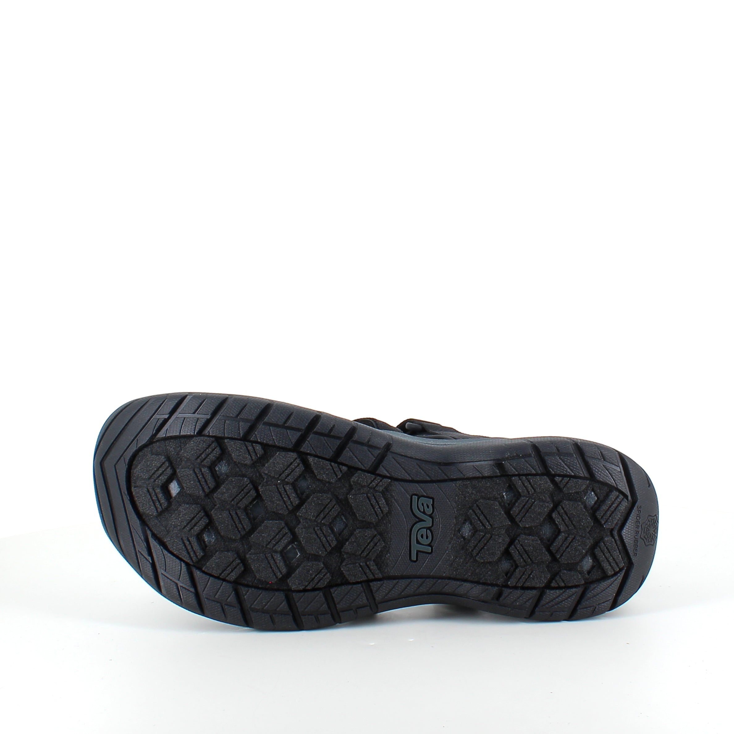 Sort Teva Tirra lukket sandal med tåbeskyttelse, svangstøtte og stødabsorbering