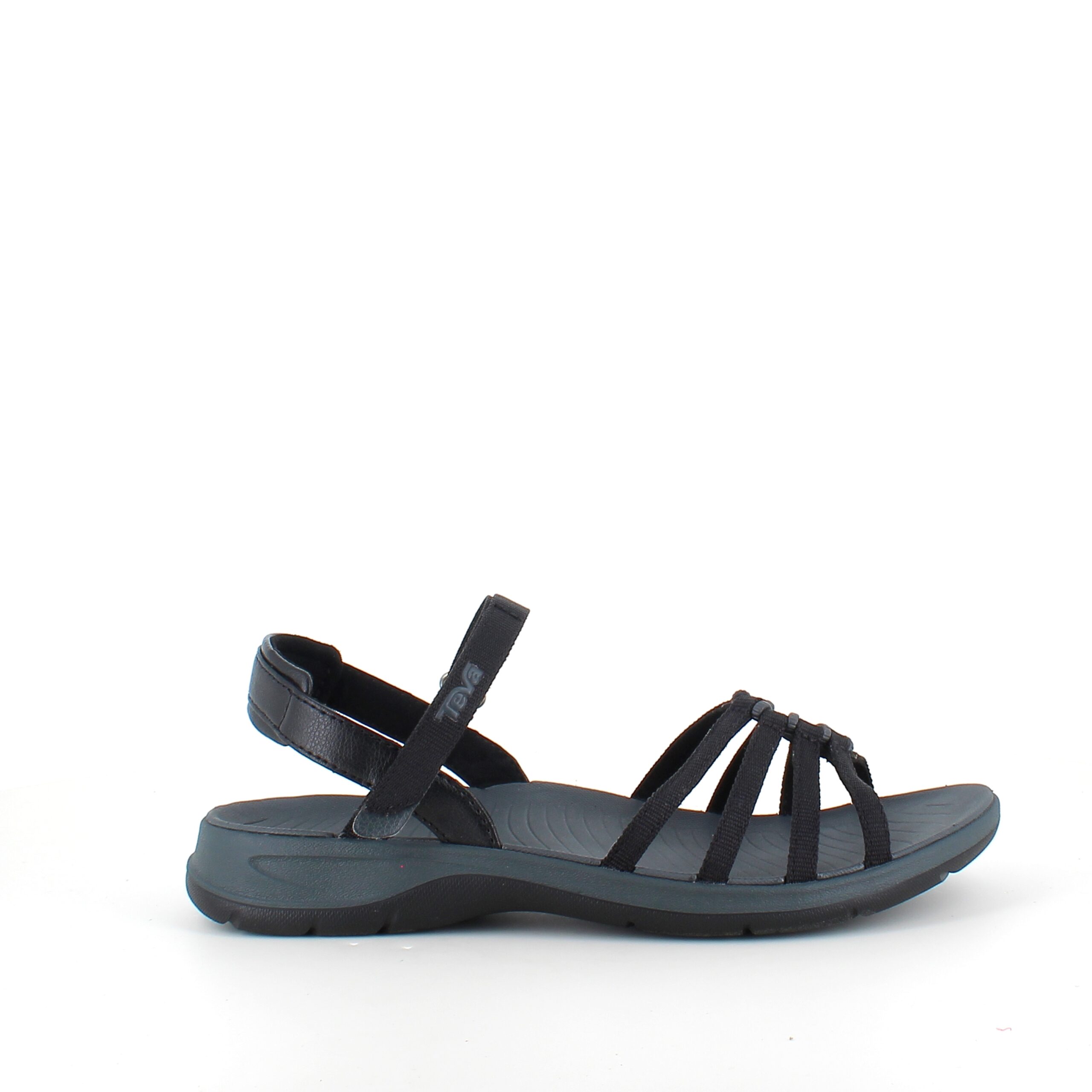 Sort Teva Tirra Traveler sandal med svangstøtte, letvægt og perfekt pasform