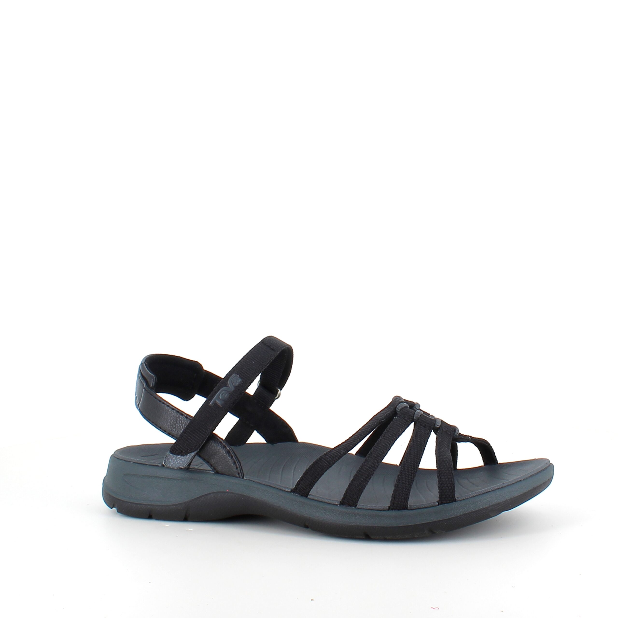Sort Teva Tirra Traveler sandal med svangstøtte, letvægt og perfekt pasform