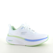 Hvid Skechers GoRun sko med flotte detaljer