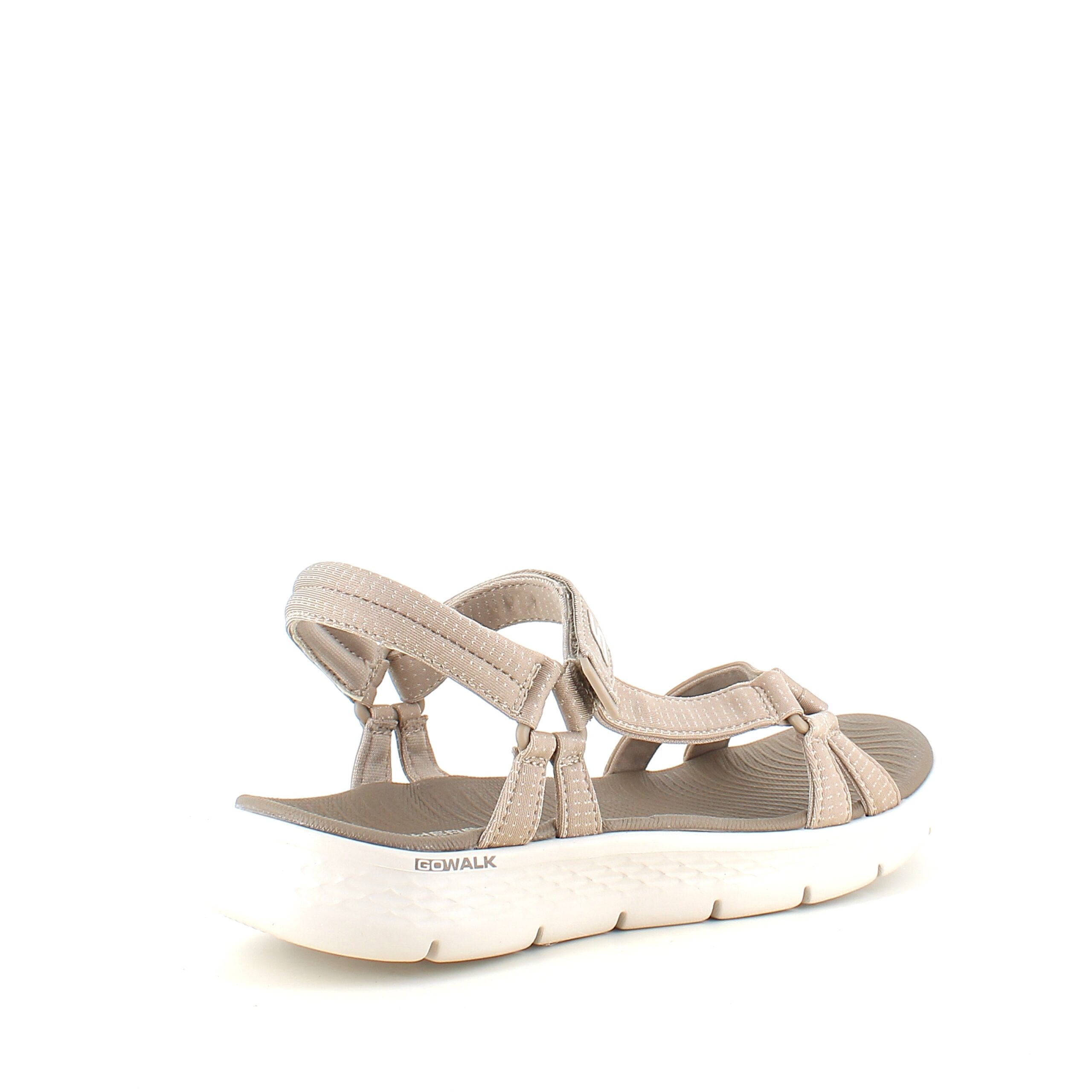 Beige Skechers GOwalk sandal, bred model