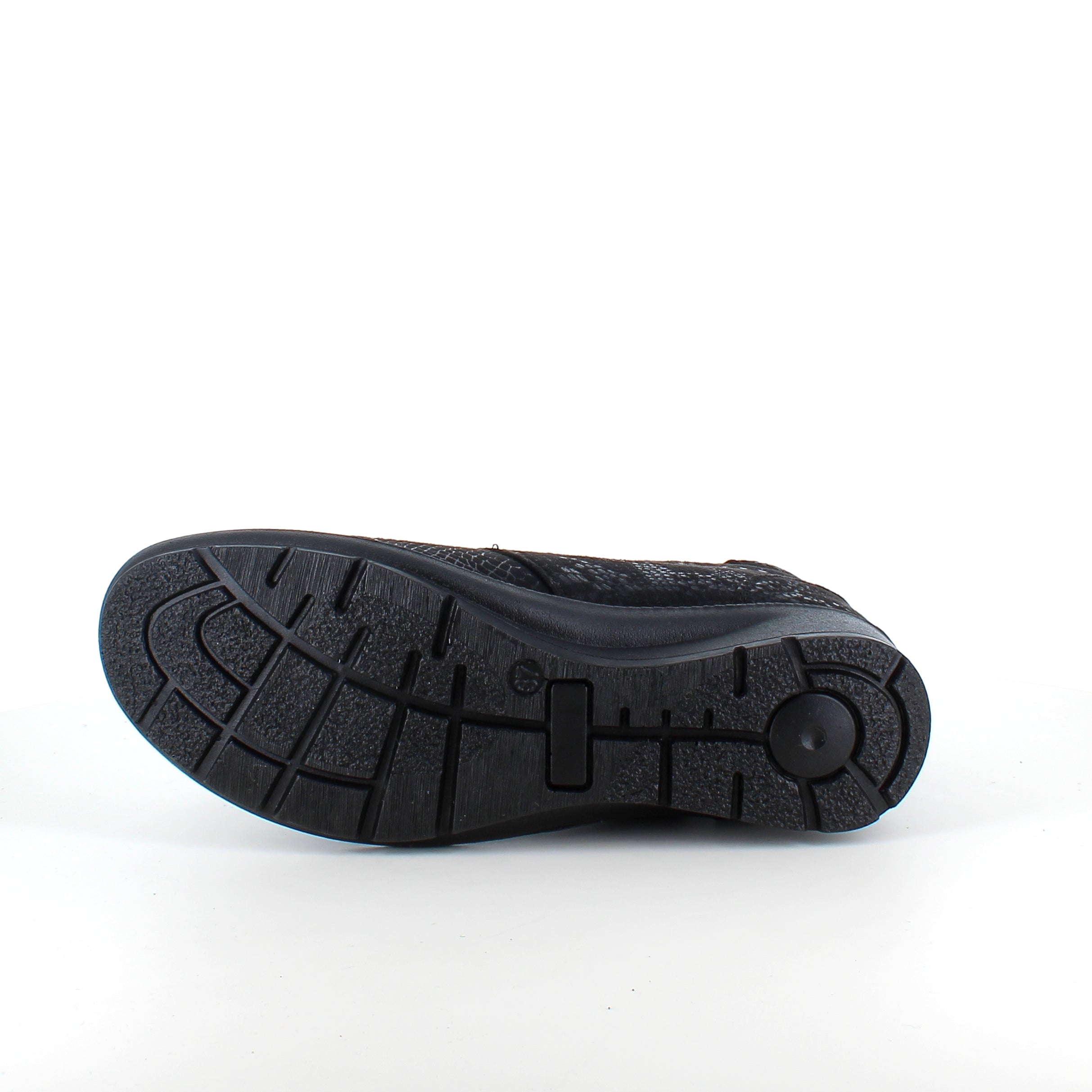 Kort damestøvle med velcrolukning