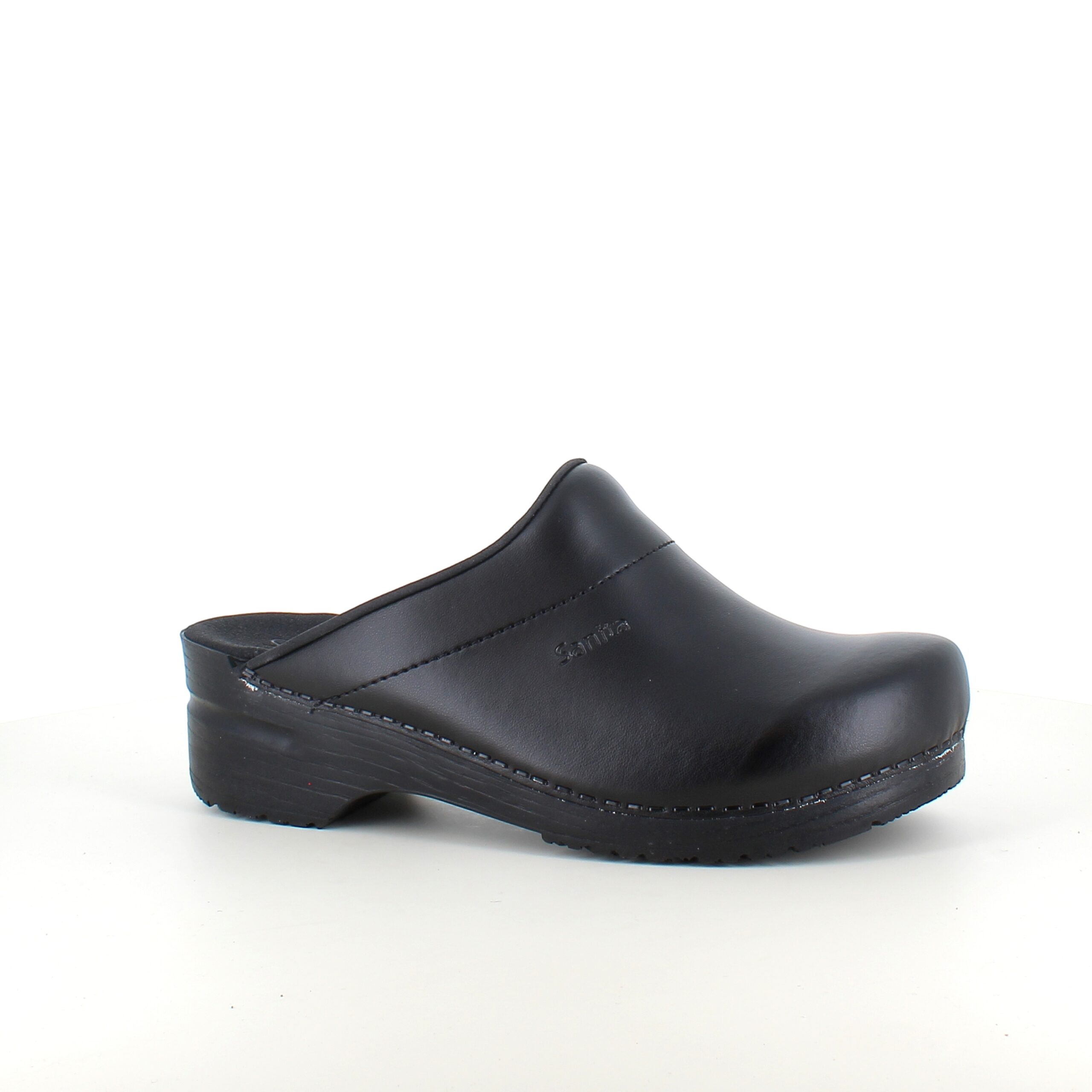 Praktisk sort Sanita træsko