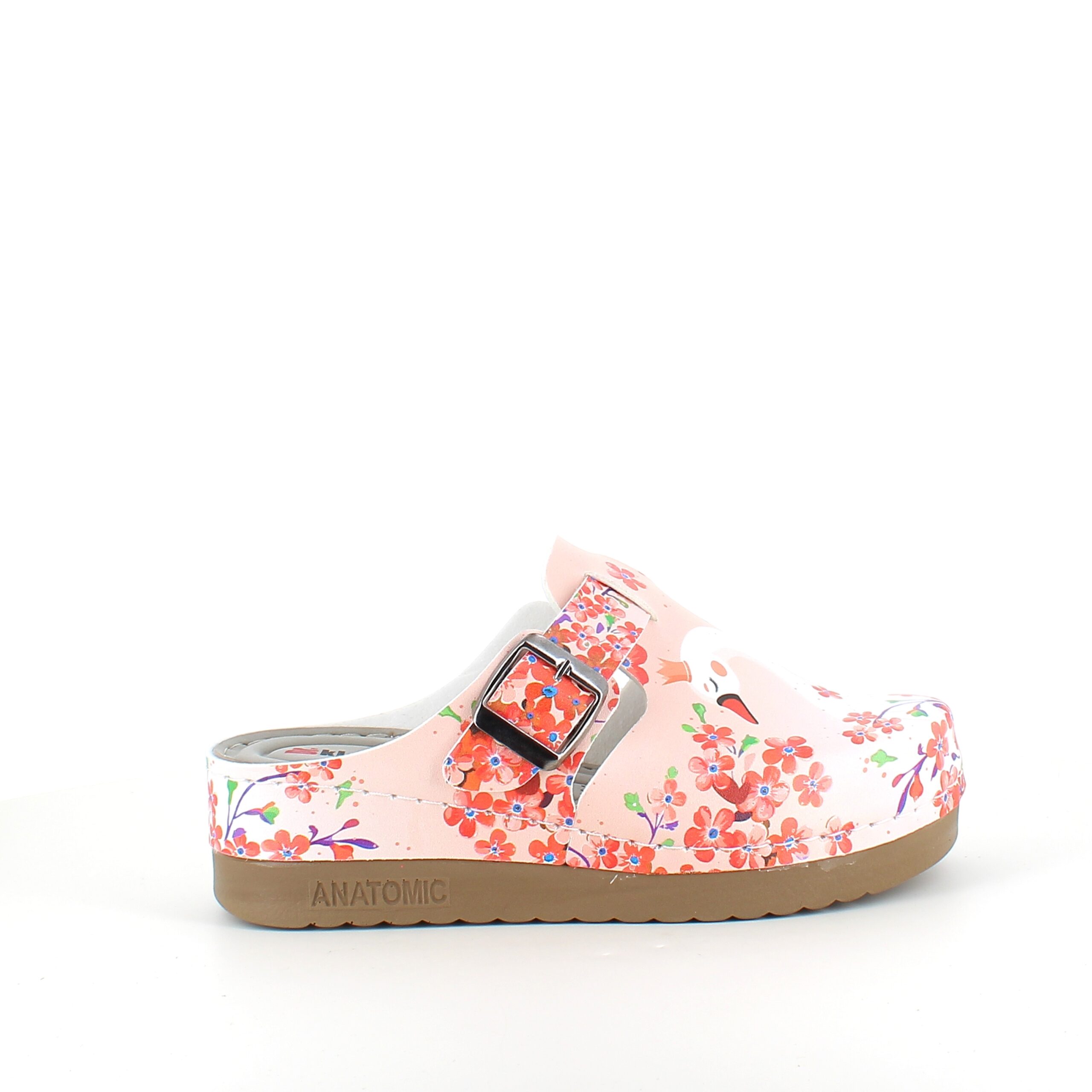 Træsko med svaneprint