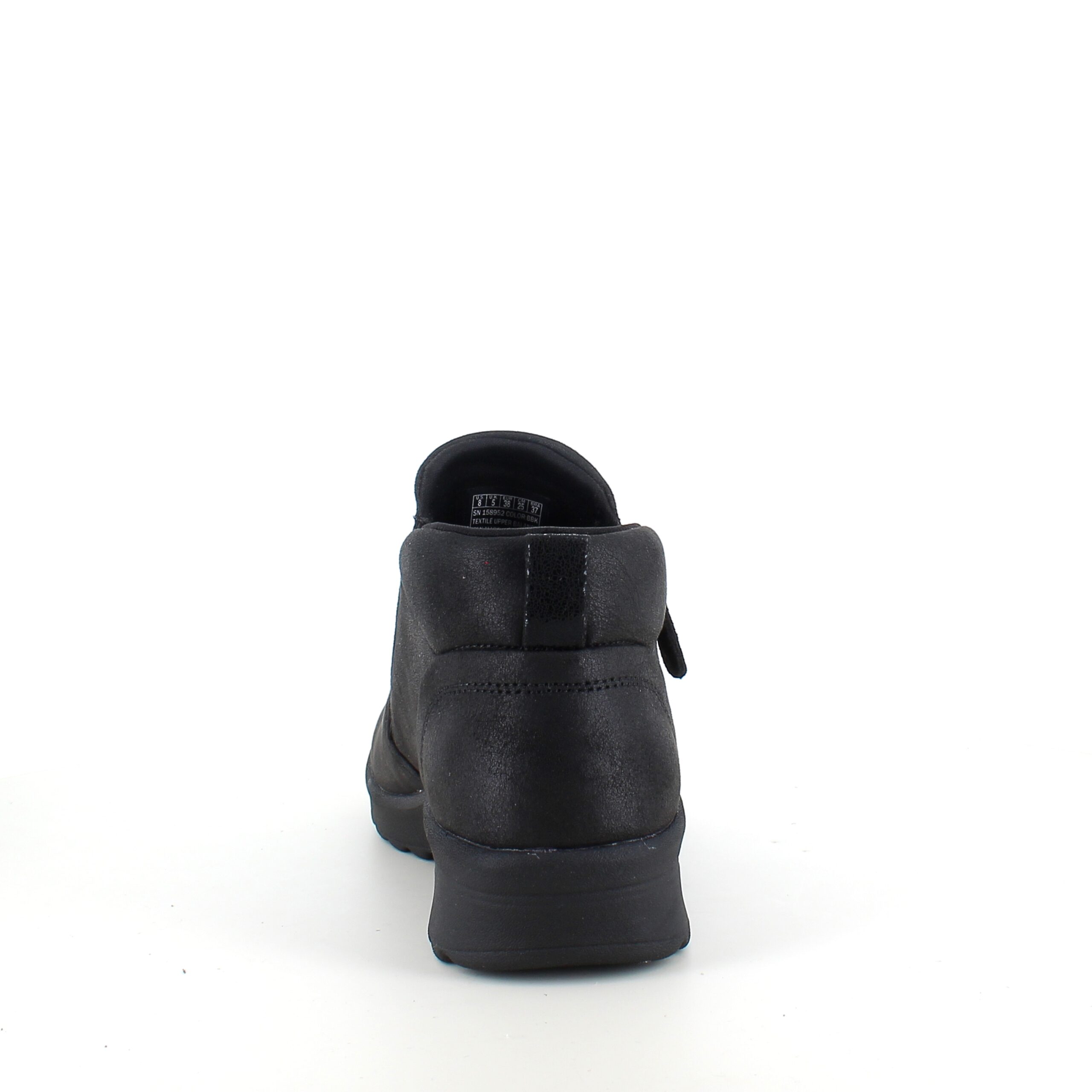 Elegant sort støvlet med meomory foam fra Skechers