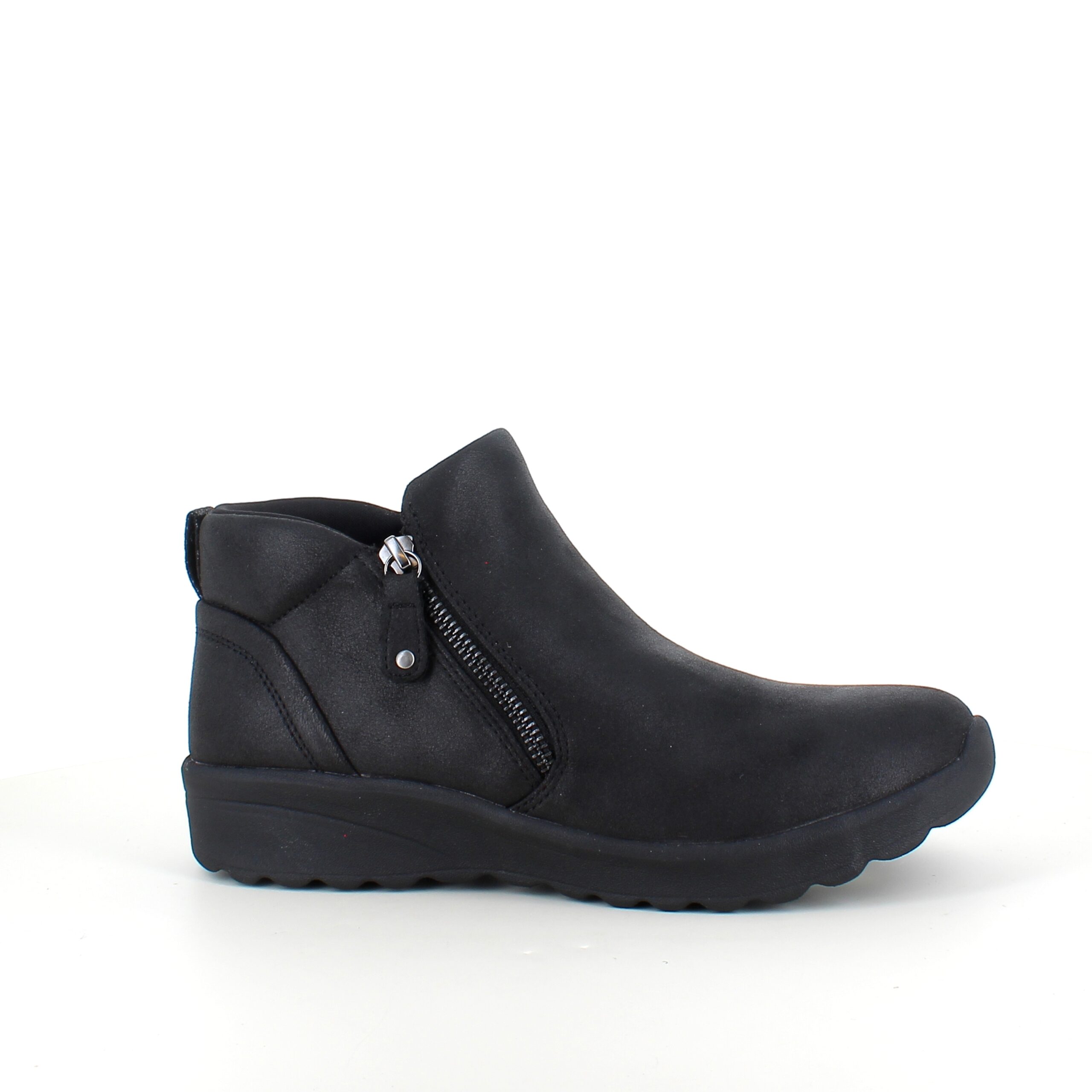 Elegant sort støvlet med meomory foam fra Skechers