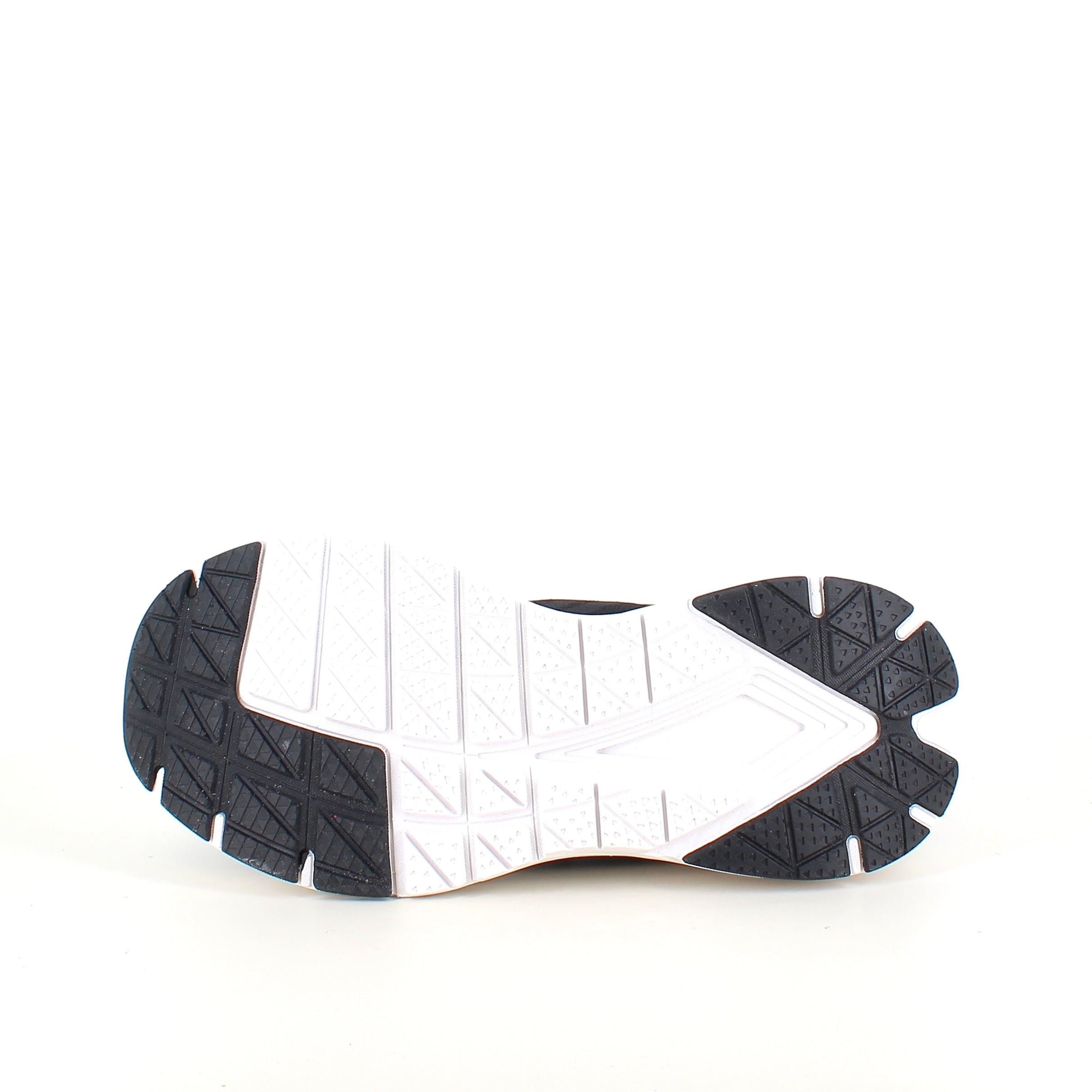 Endurance sort sneaker med hvid bund – åndbar komfort & stødabsorbering