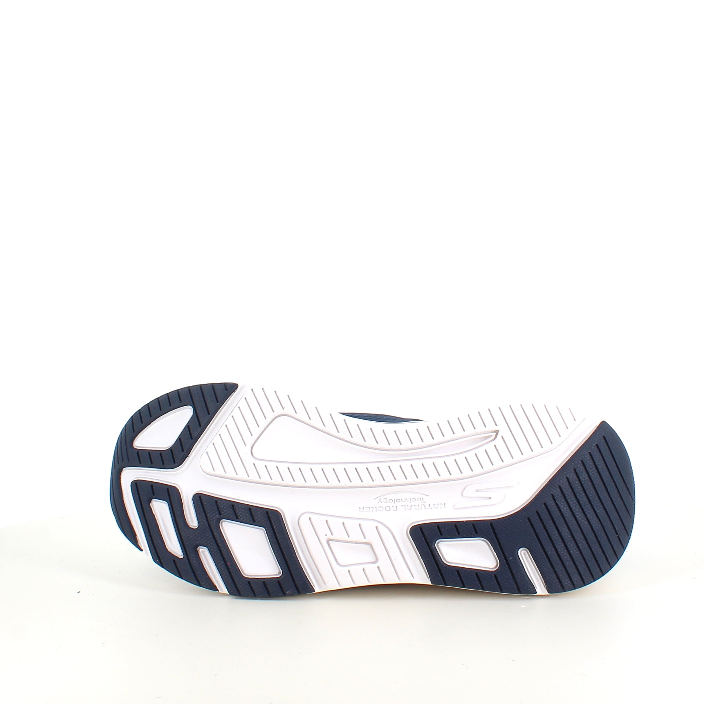 Navy Slip-ins fra Skechers med snørre og Max Cushion bund