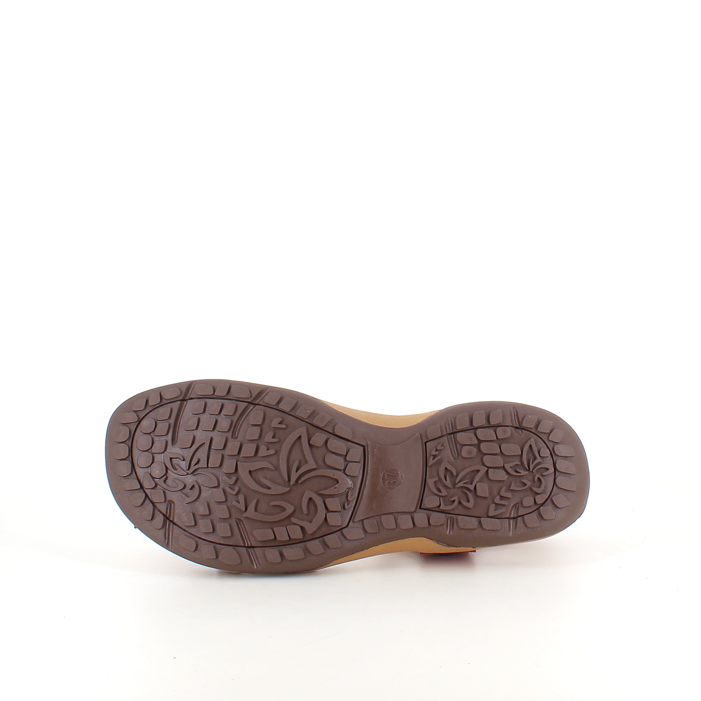 Rød sandal med elastikremme & velcro – feminin & fleksibel til sommeren