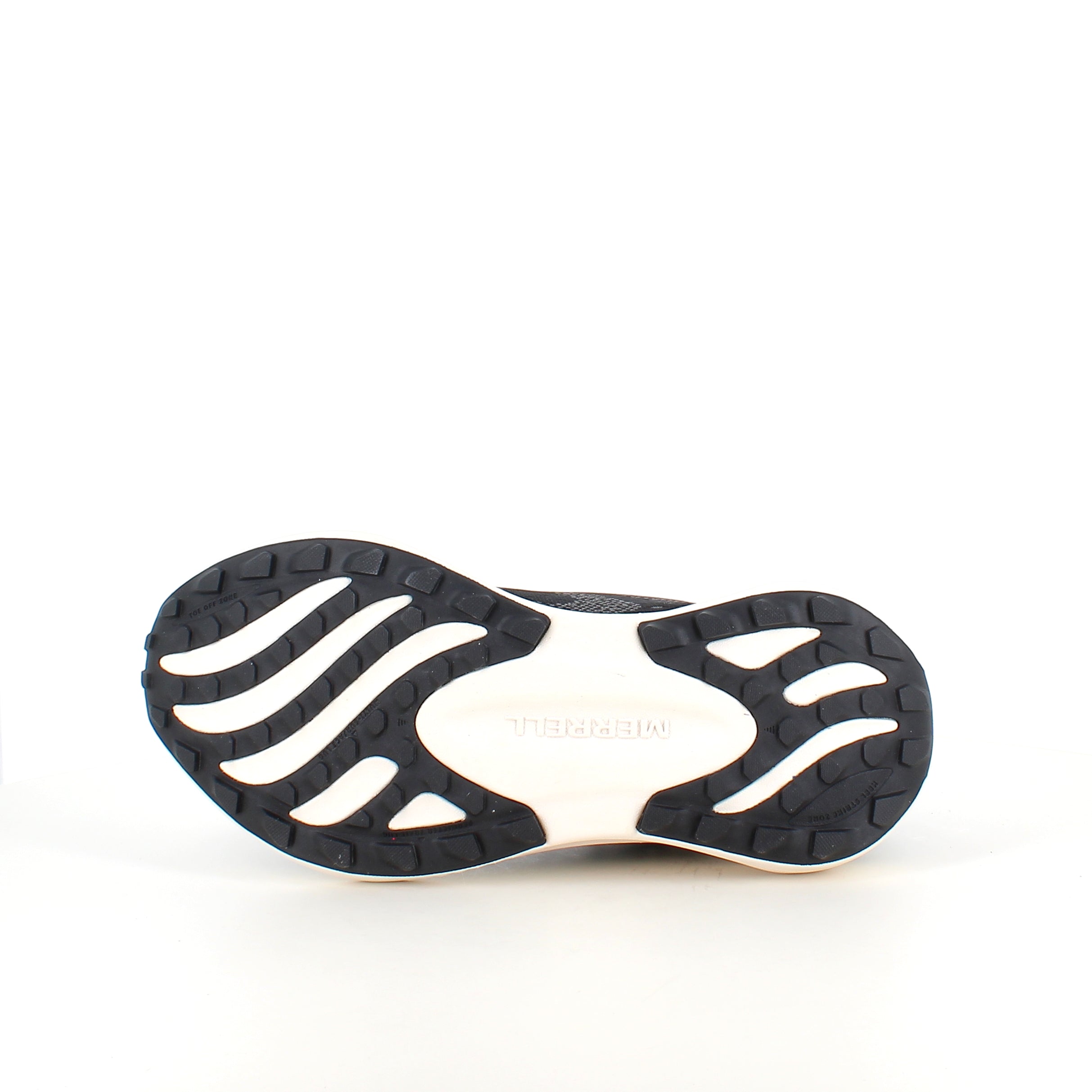 Merrell Morphlite – sort/hvid løbe- og gåsko til alsidigt underlag