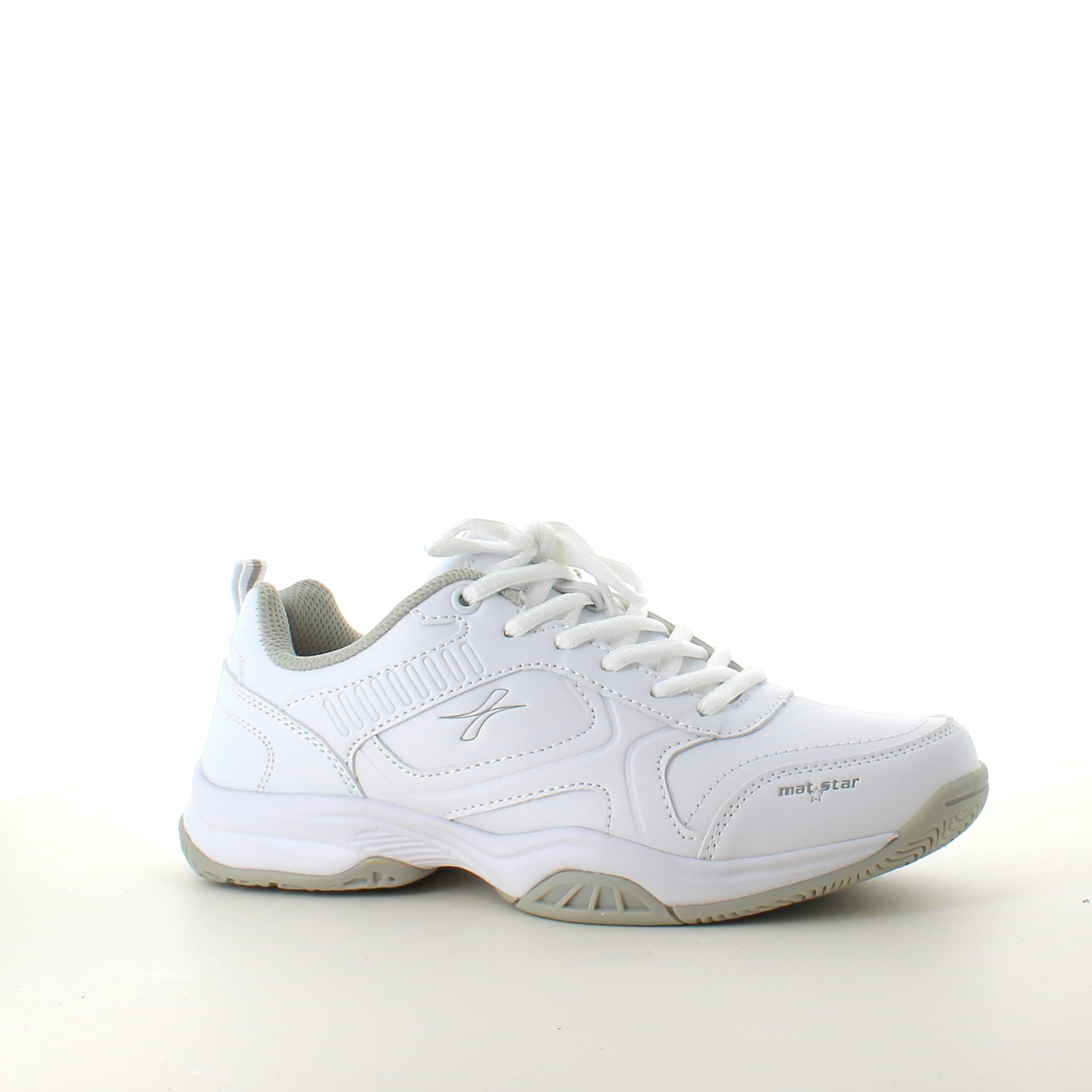 Hvide kondisko med svangstøtte