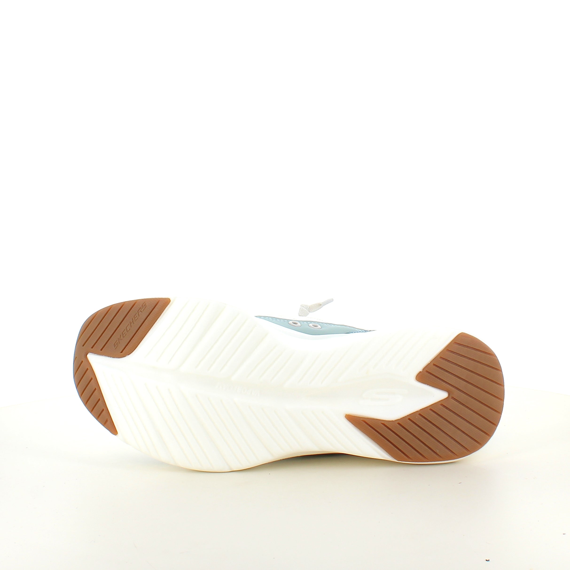 Skechers Slip-ins – Contour Foam Cozy Fit – hvid/grøn