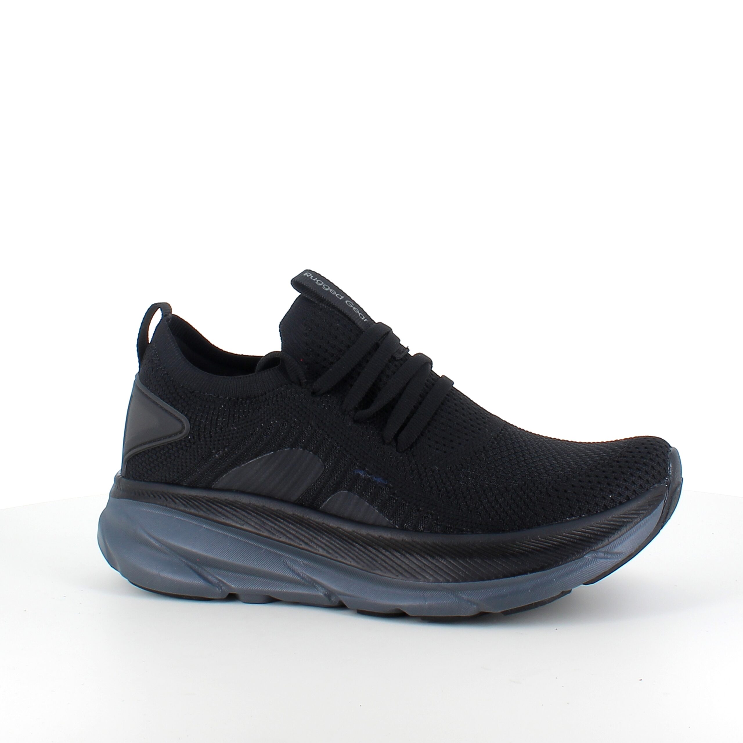 Sort Step-on sko fra Rugged Gear