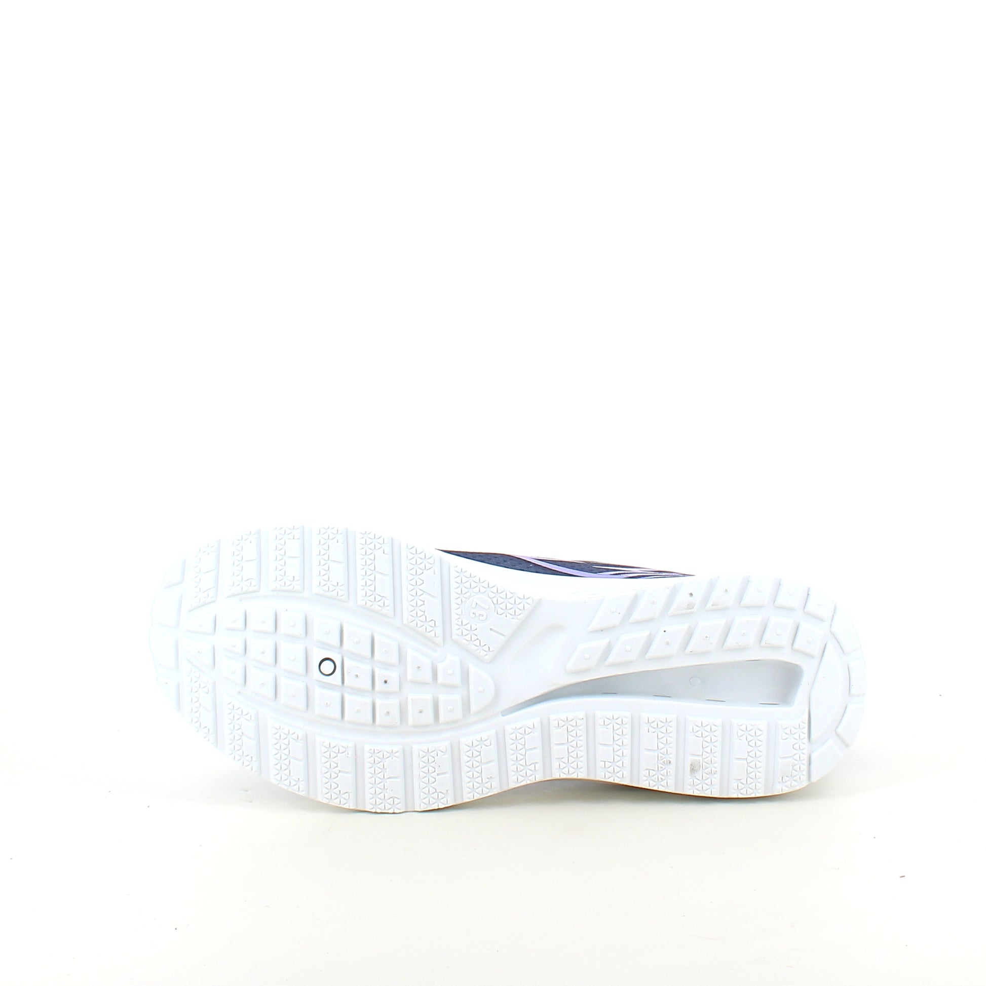 Blå letvægts sneakers i mesh med stødabsorberende sål