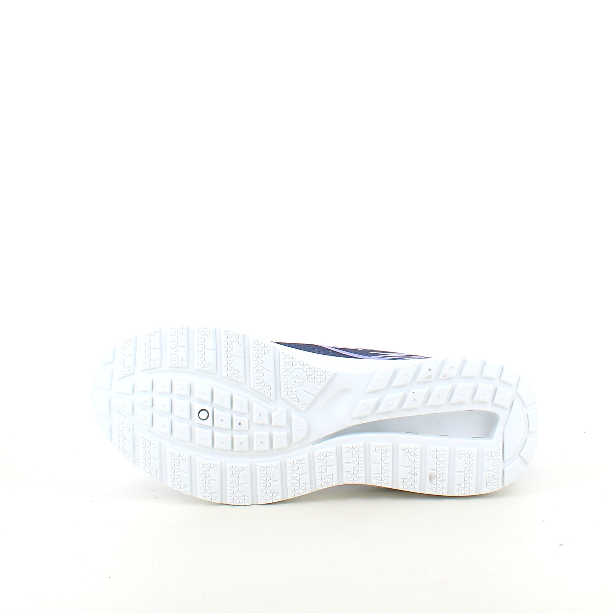 Blå letvægts sneakers i mesh med stødabsorberende sål