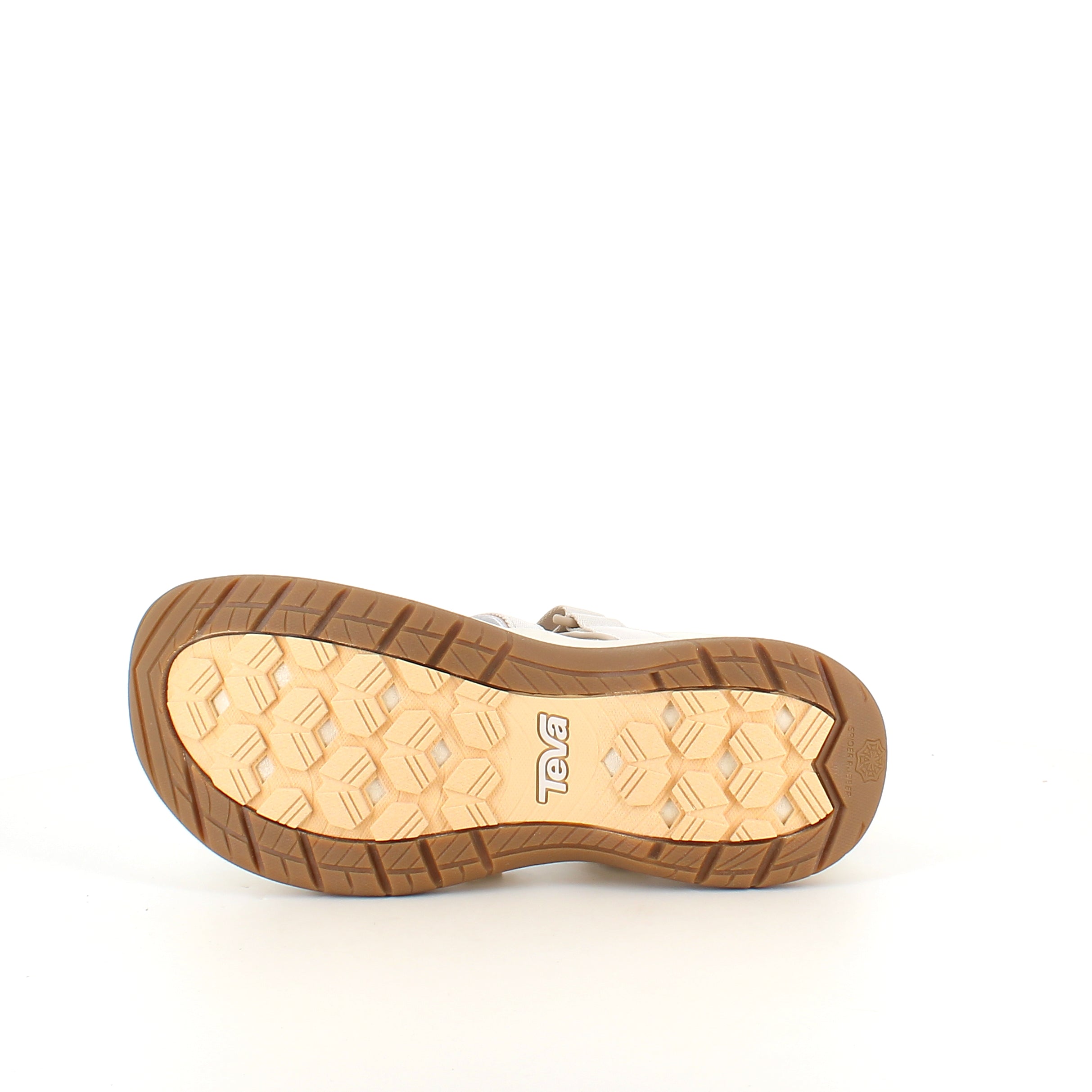 Beige Teva Tirra lukket sandal med tåbeskyttelse, svangstøtte og stødabsorbering
