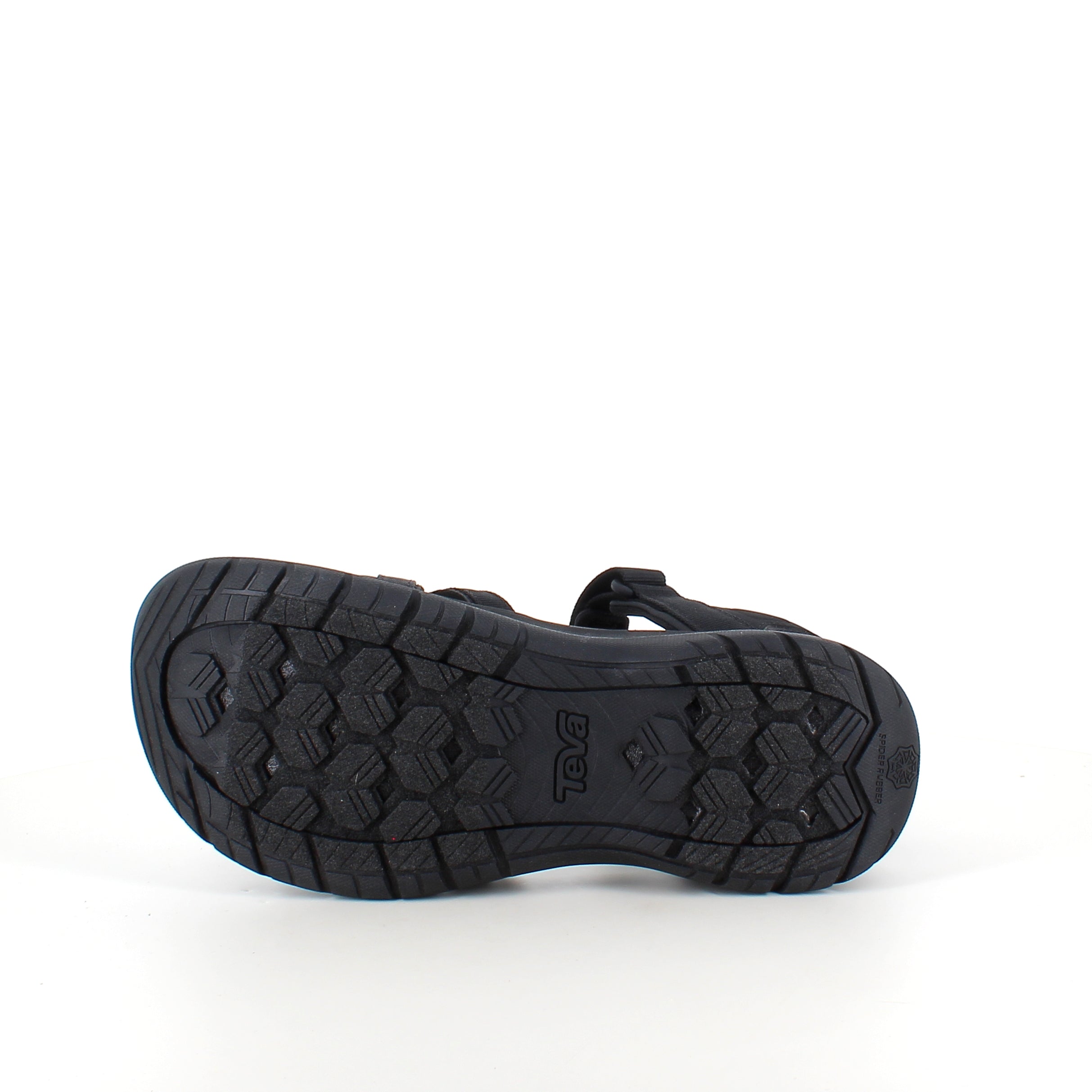 Sort Teva sandal med svangstøtte og ekstra komfort