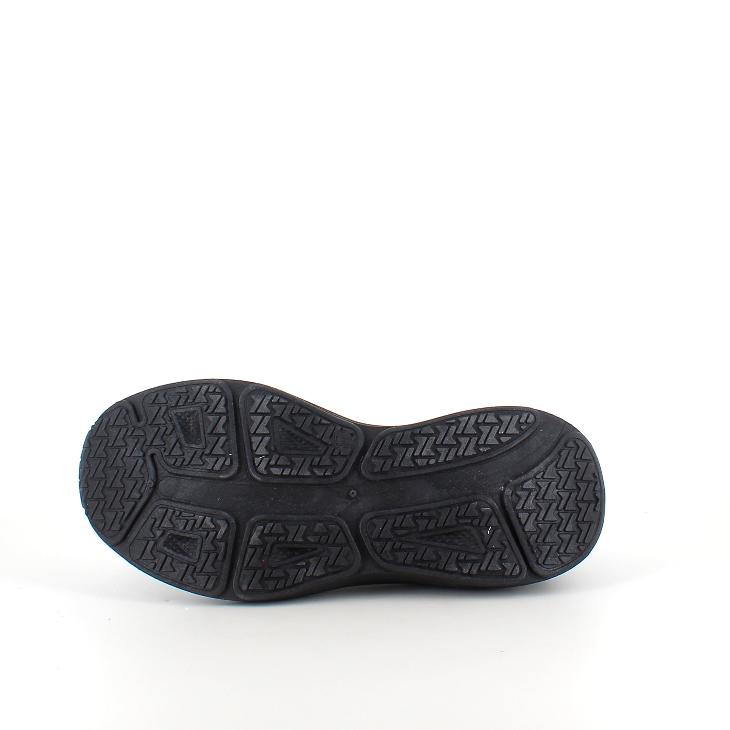 Sort slip-on komfort sneaker med stødabsorbering & åndbart strik