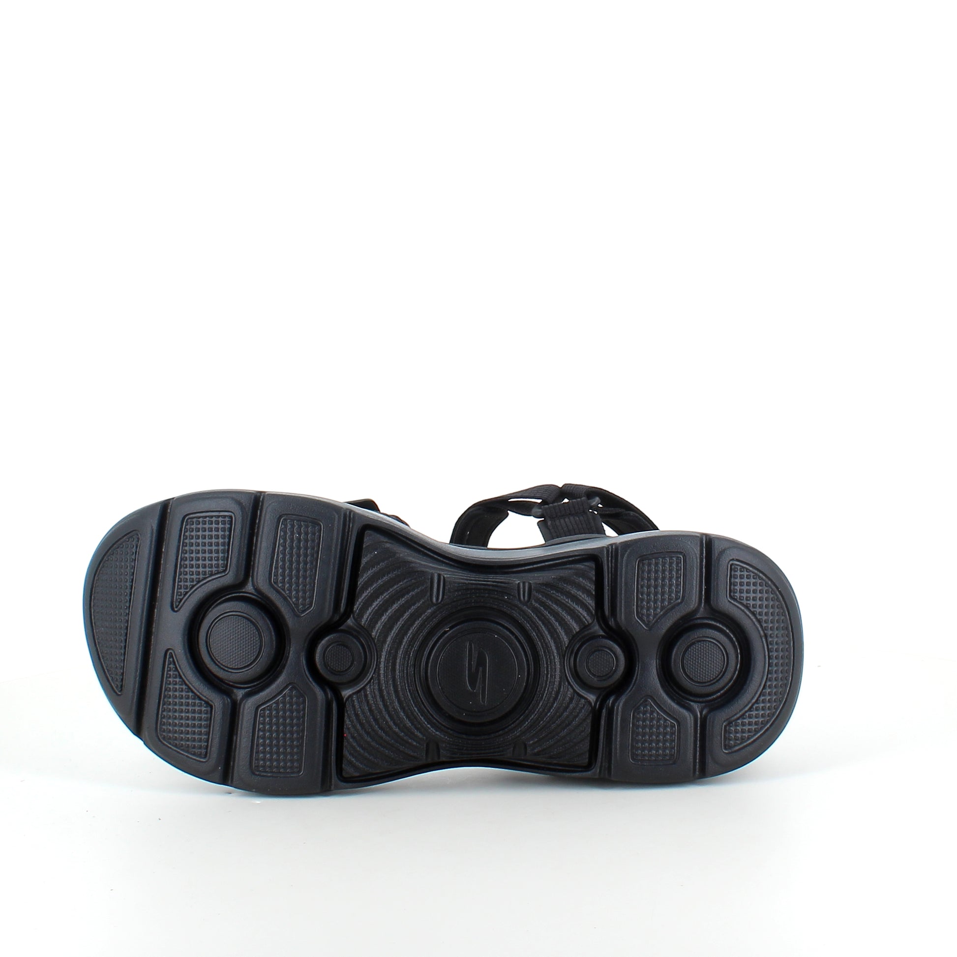 Skechers GO WALK Sandal i sort – komfort sandal med svangstøtte & stødabsorbering